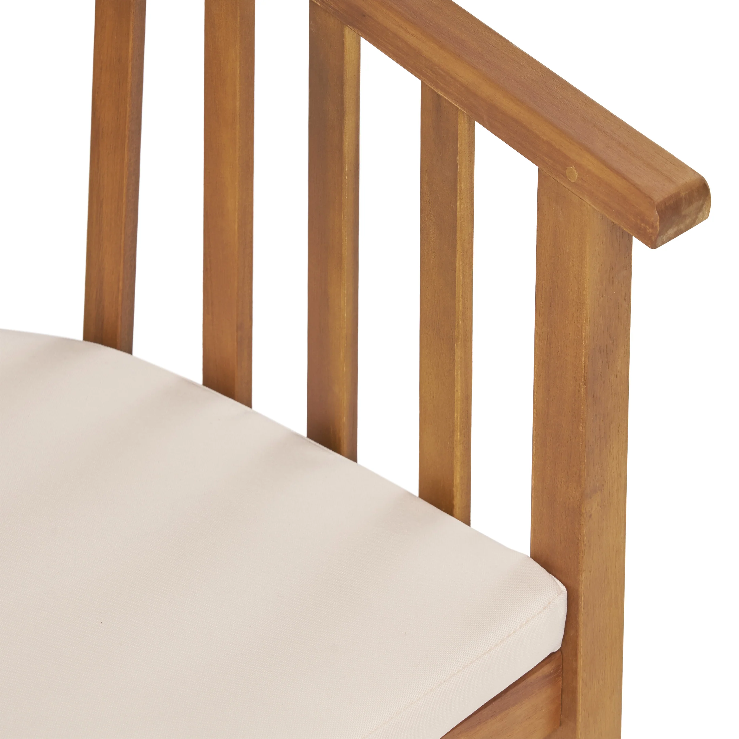 Rosin Outdoor 4 Seater Acacia Wood Square Dining Set - furnishings