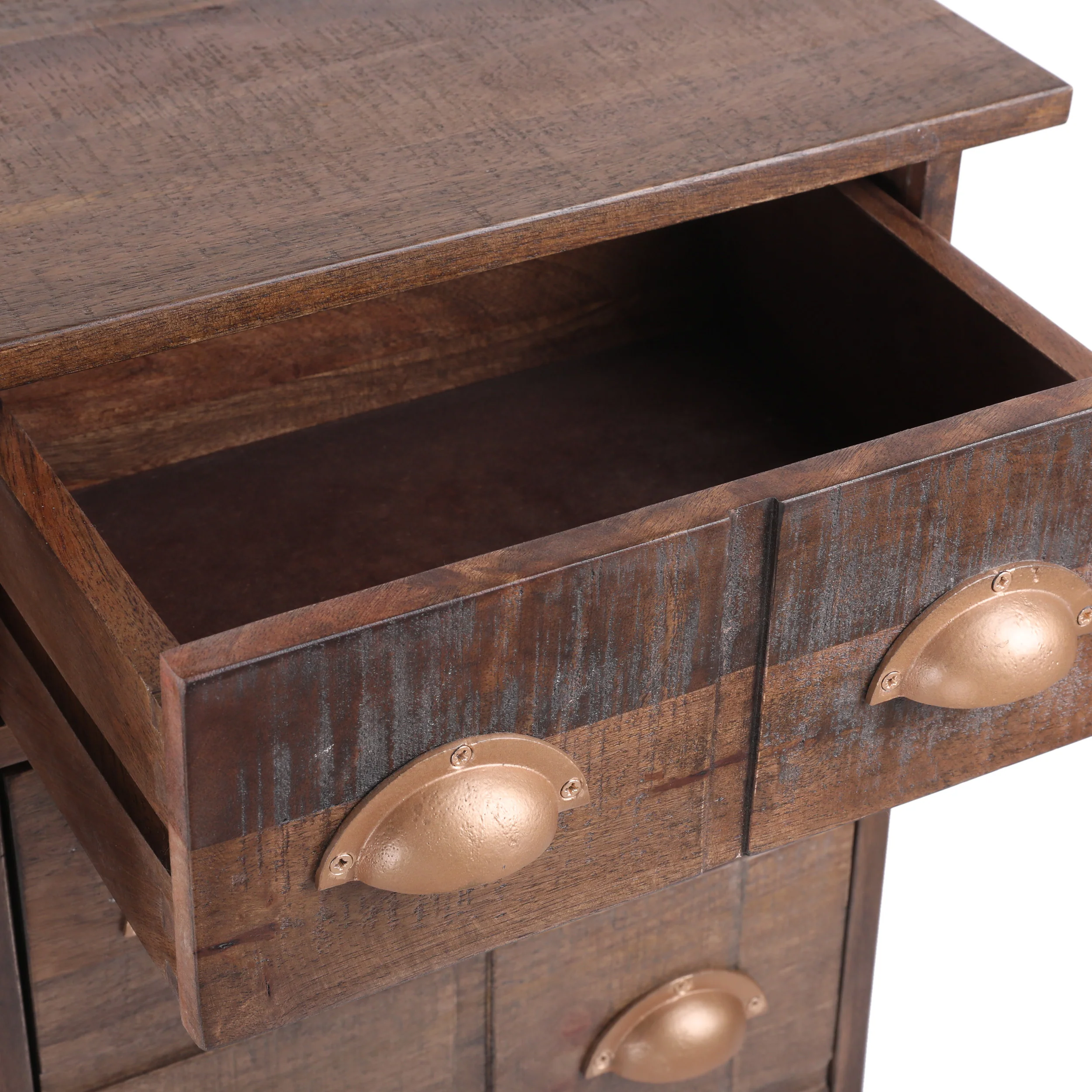 Tift Handcrafted Boho Mango Wood Cabinet - furnishings