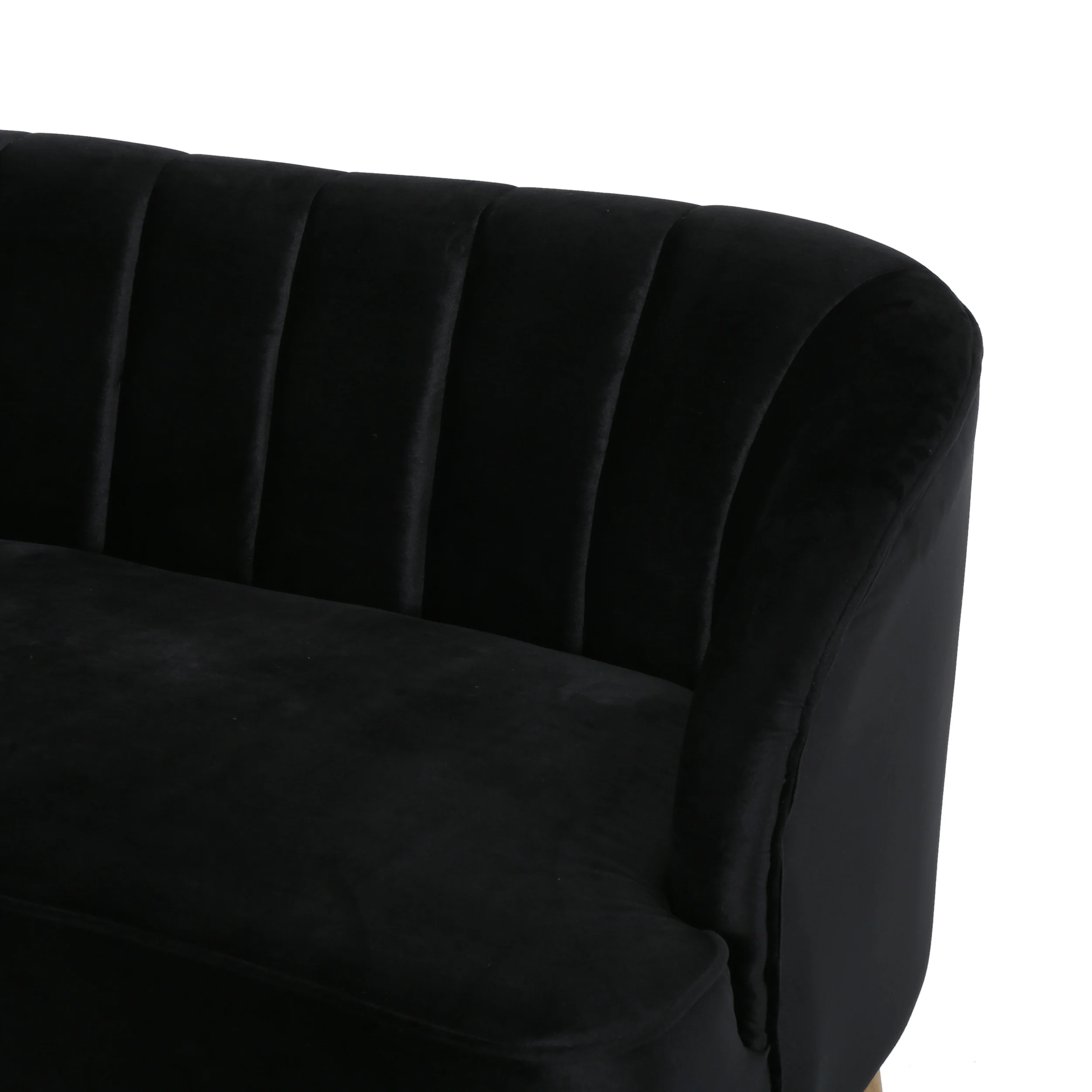 Scarlett Modern New Velvet Settee - furnishings