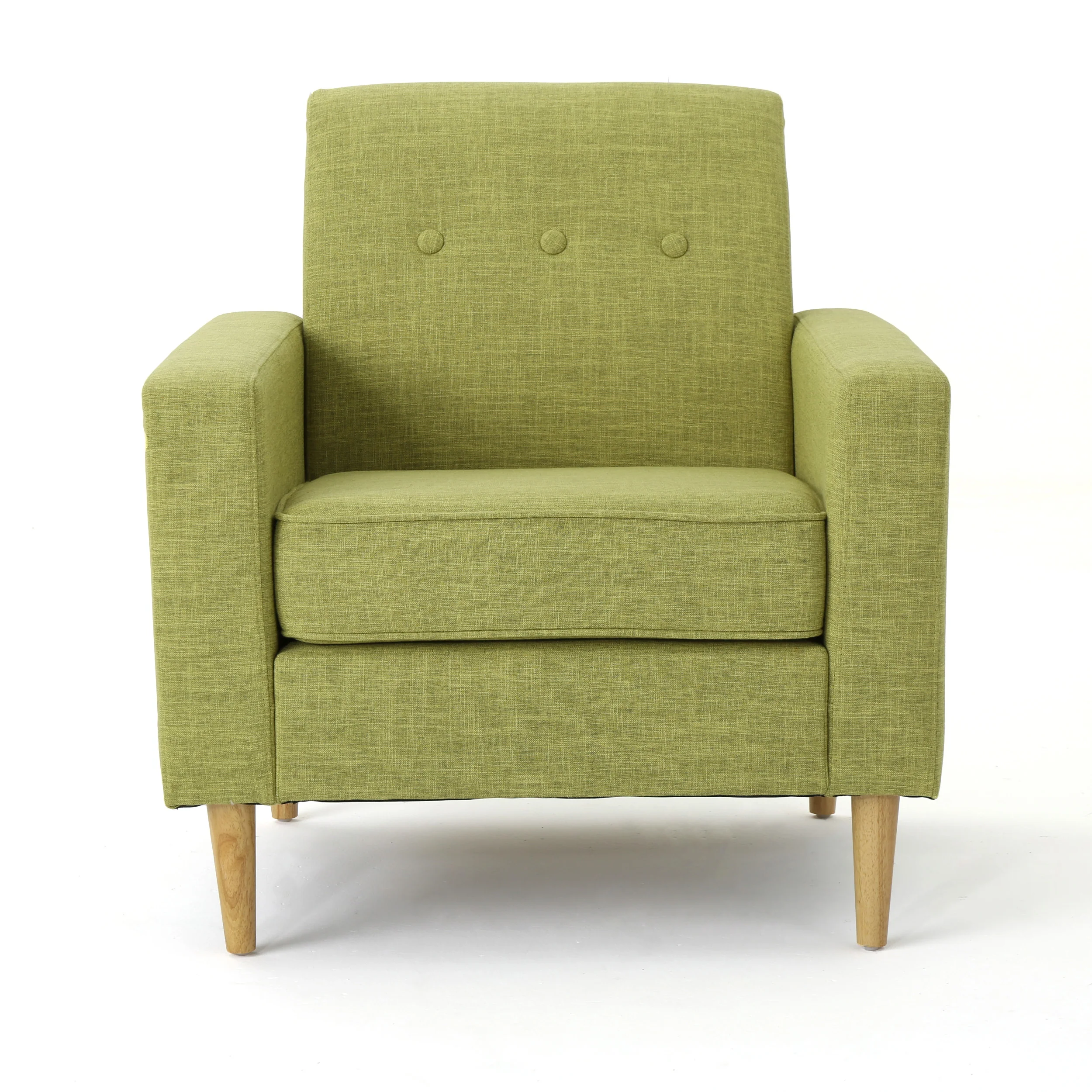 Stratford Mid Century Modern Fabric Club Chair - furnishings