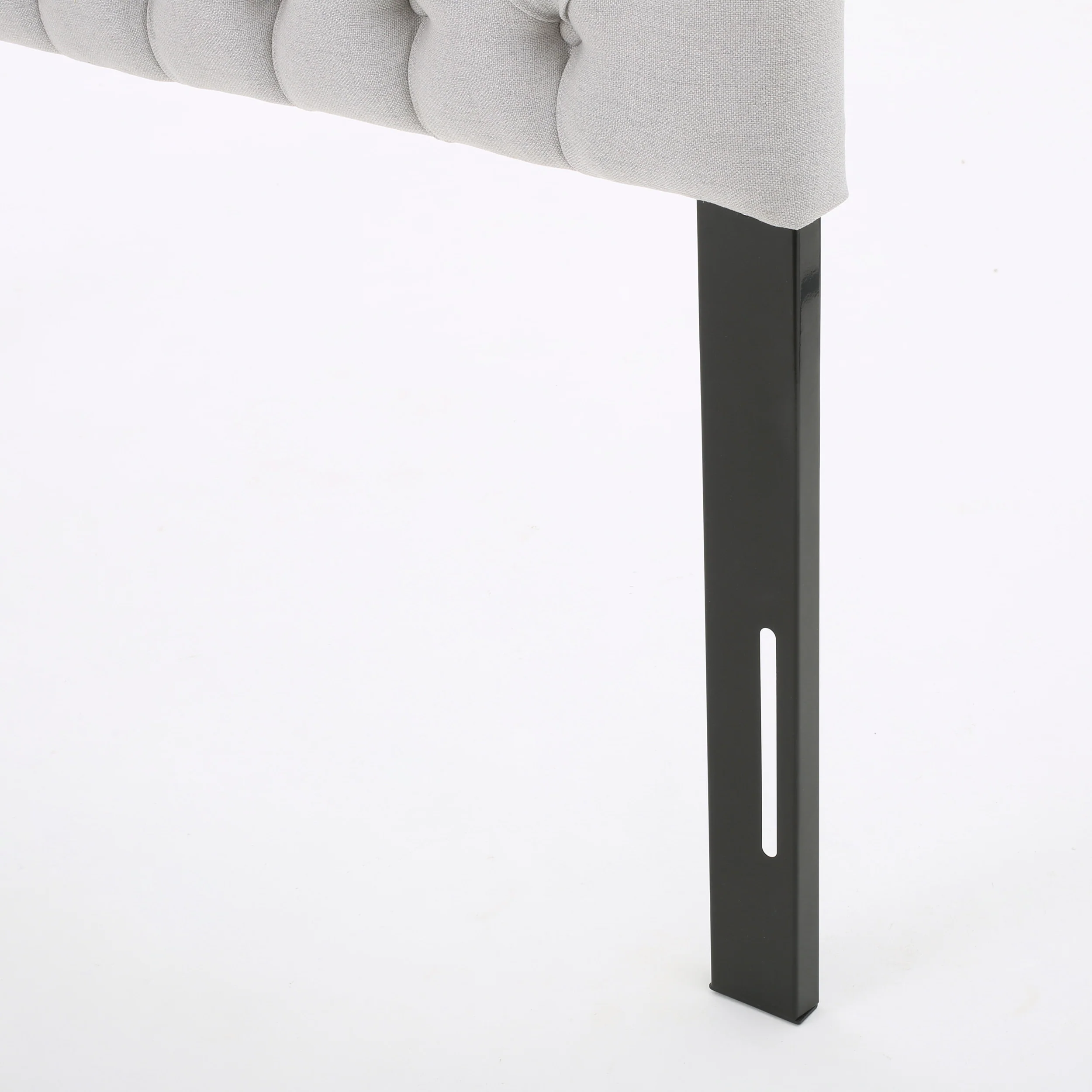 Brunet Contemporary Button Tufted Fabric Queen/Full Headboard - furnishings