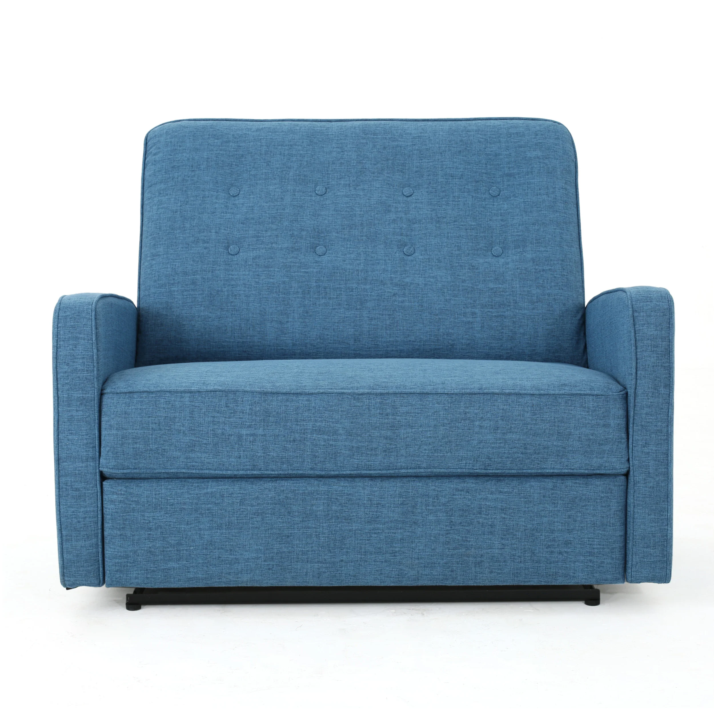 Callade Buttoned Fabric Reclining Loveseat - furnishings