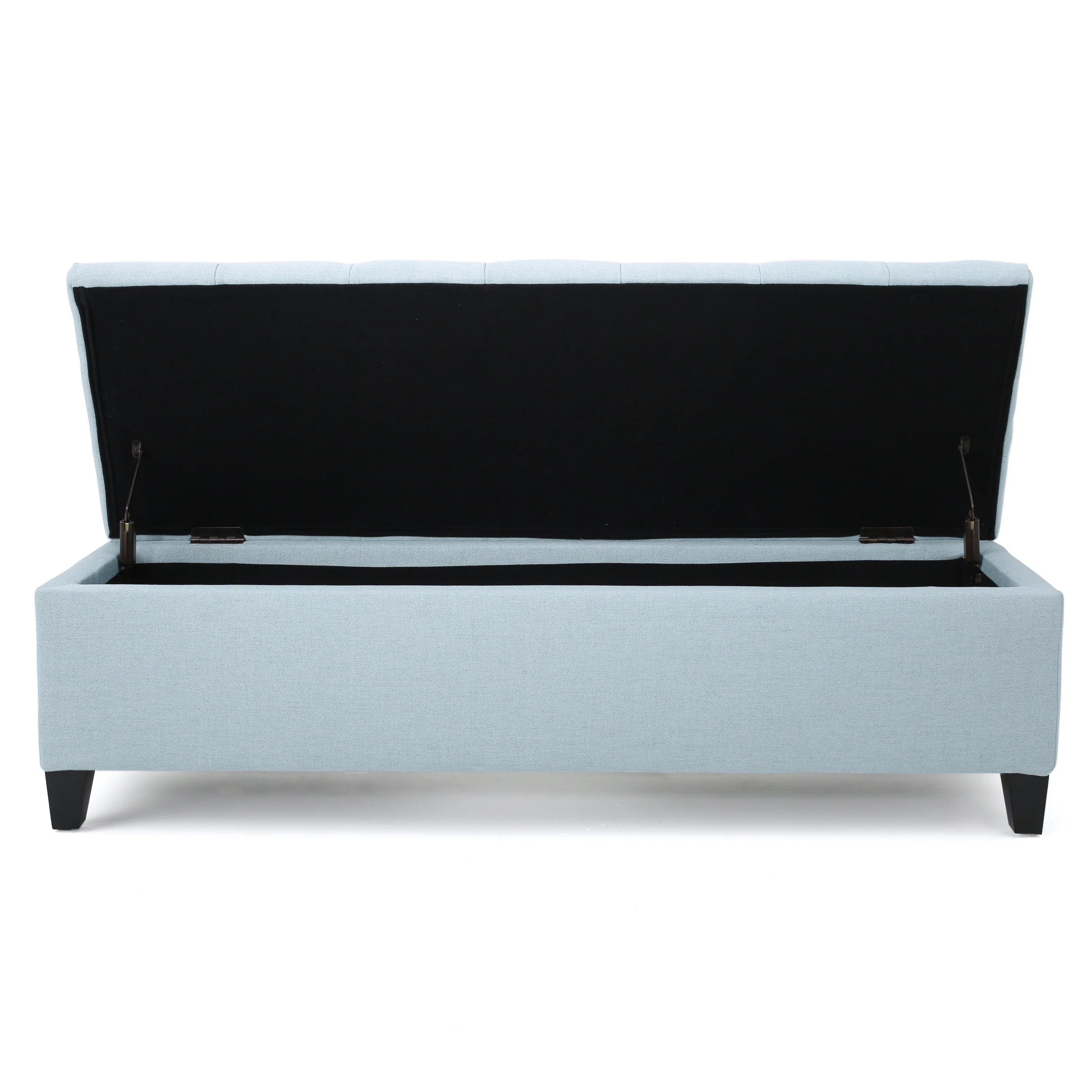 Molle Contemporary Button-Tufted Fabric Storage Ottoman Bench - furnishings