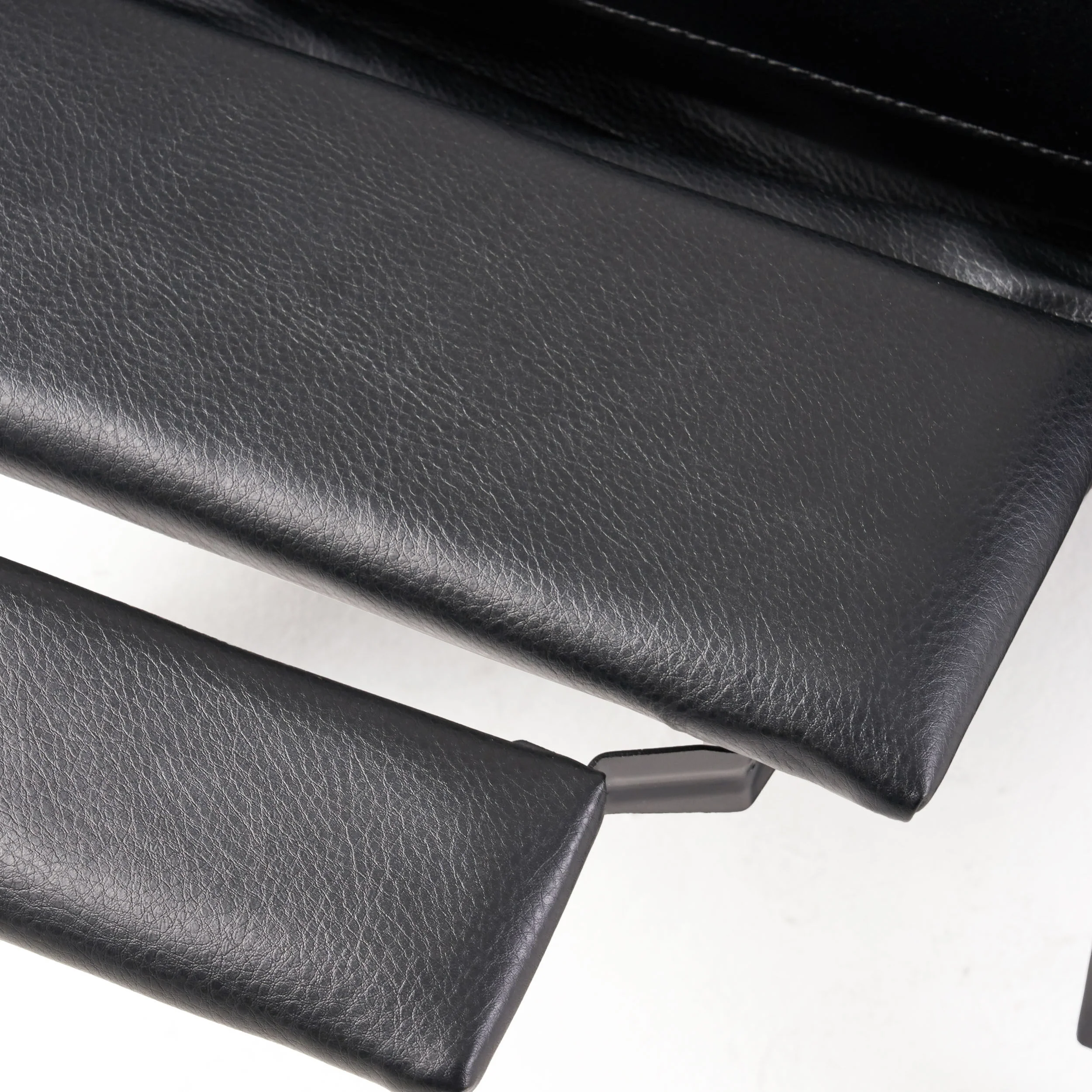 Lloyd Black Leather Recliner Club Chair - furnishings
