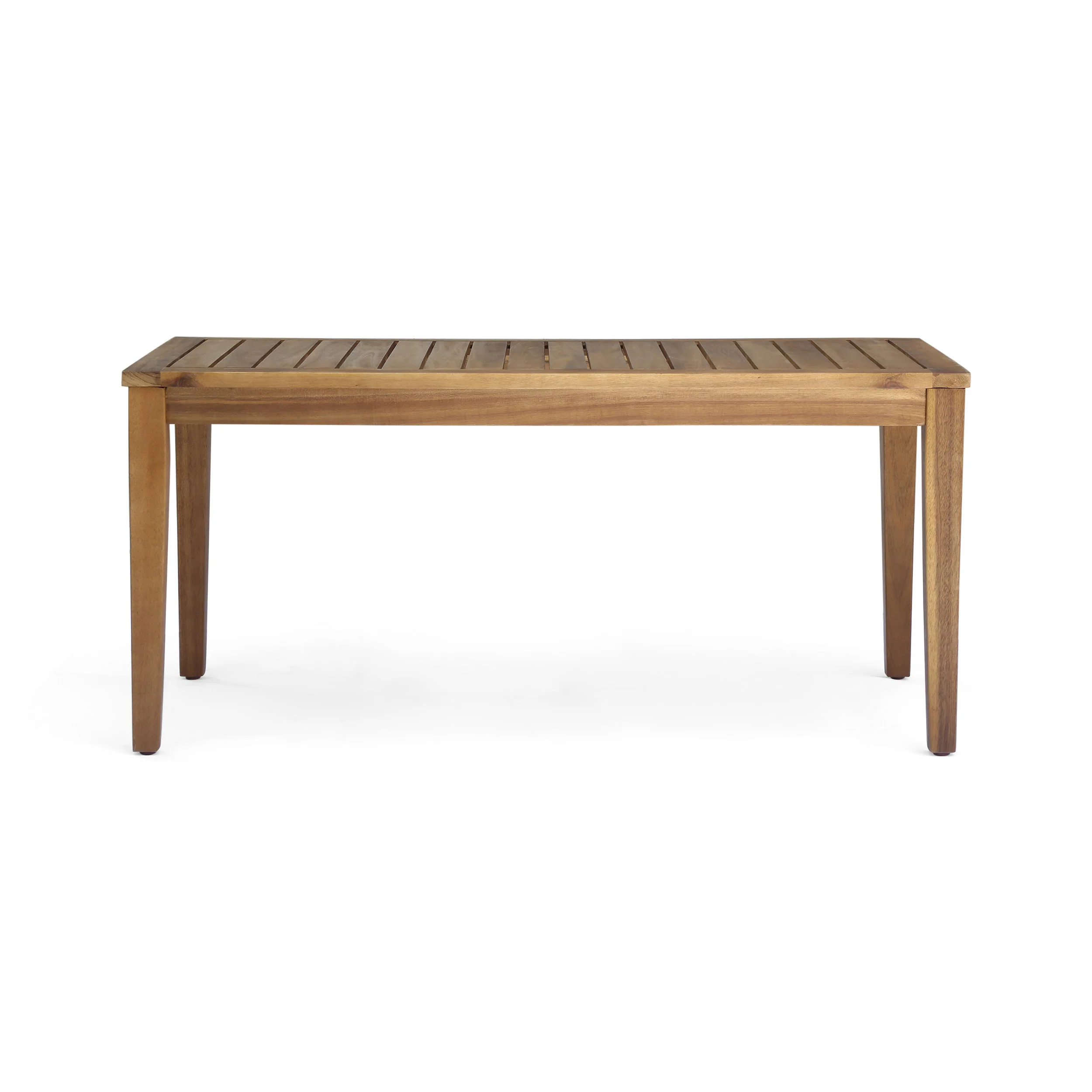 Maddox Outdoor 4-Seater Acacia Wood Chat Set with Coffee Table - furnishings