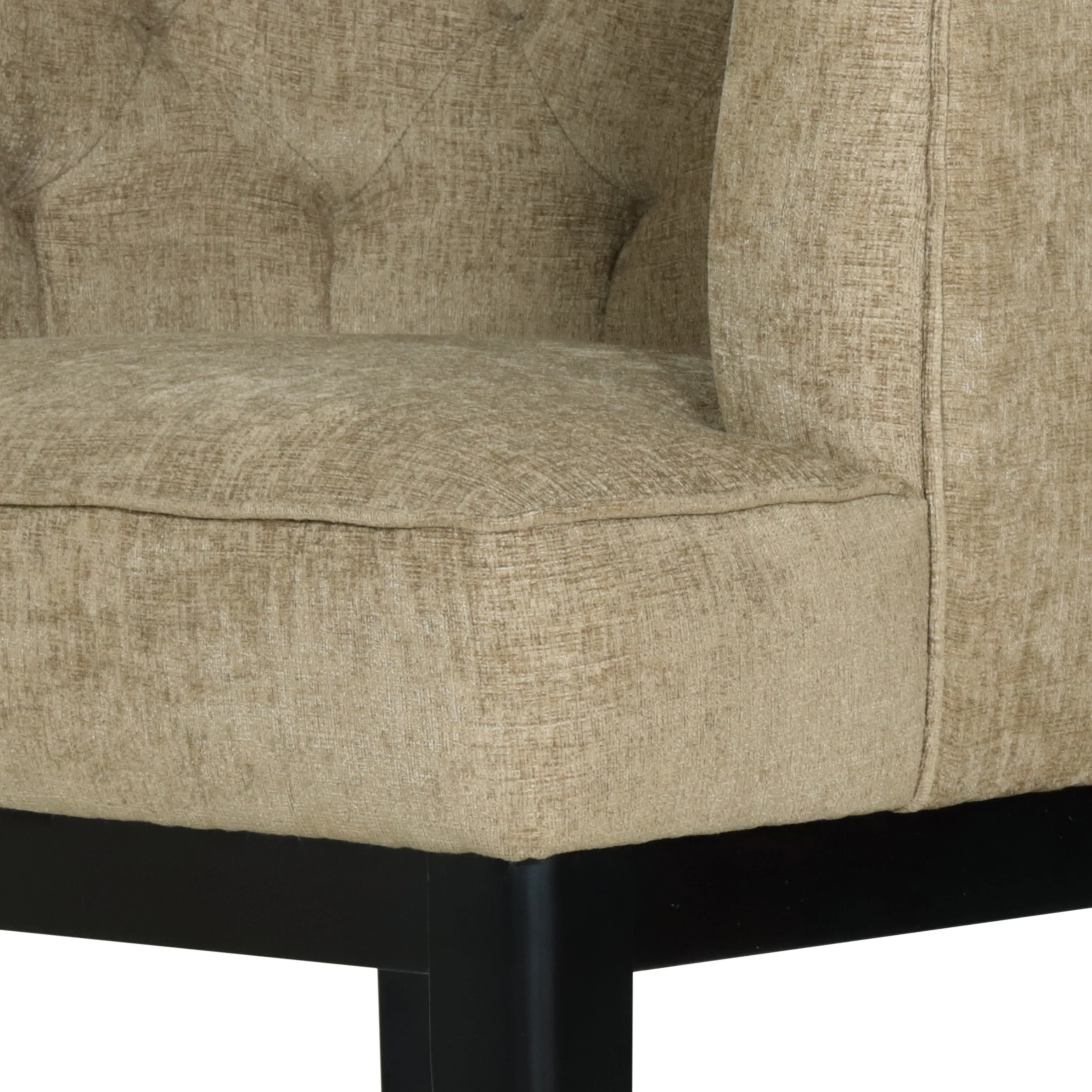 Evans Contemporary Fabric Tufted Accent Chair - furnishings