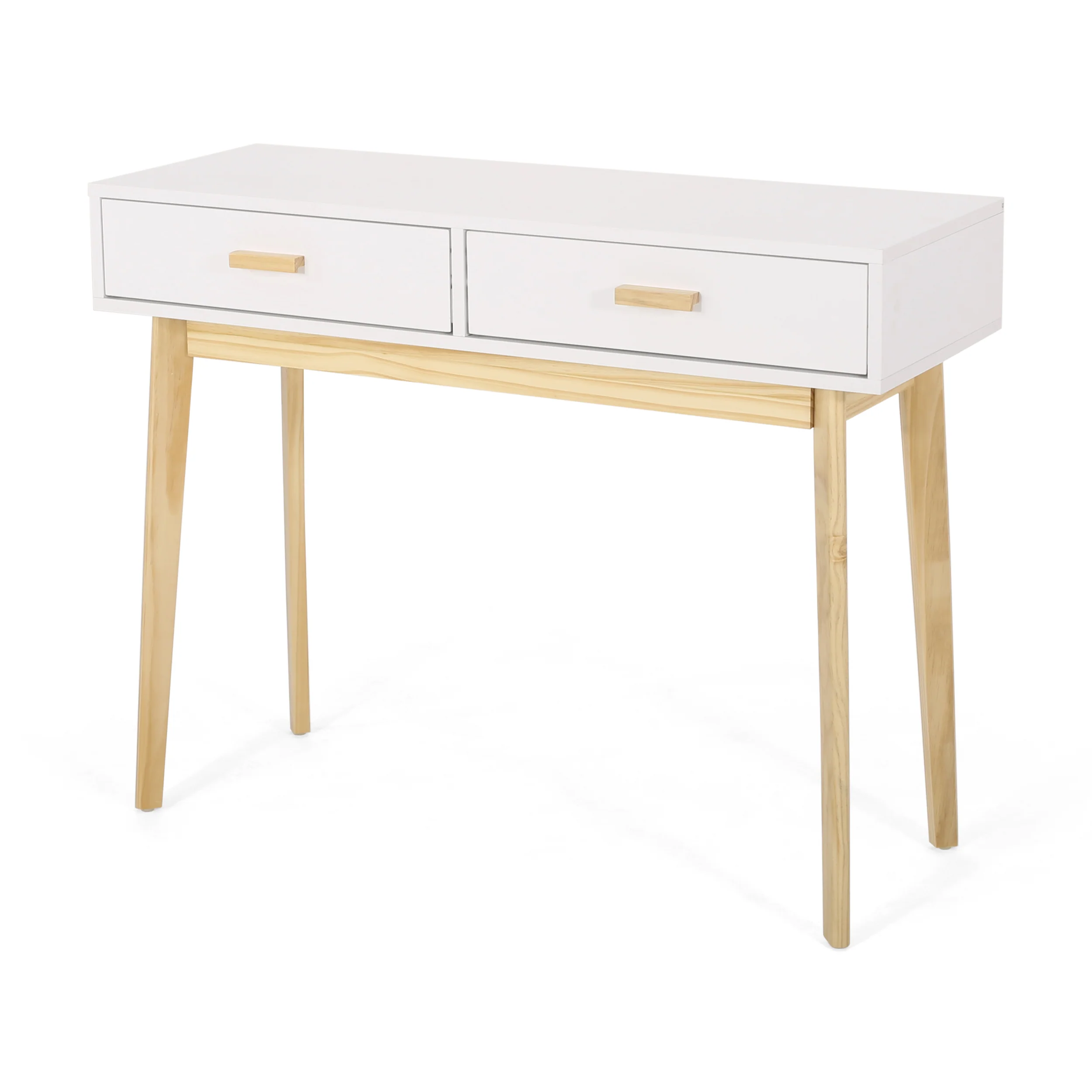 Eila Mid-Century Modern 2 Drawer Console Table - furnishings