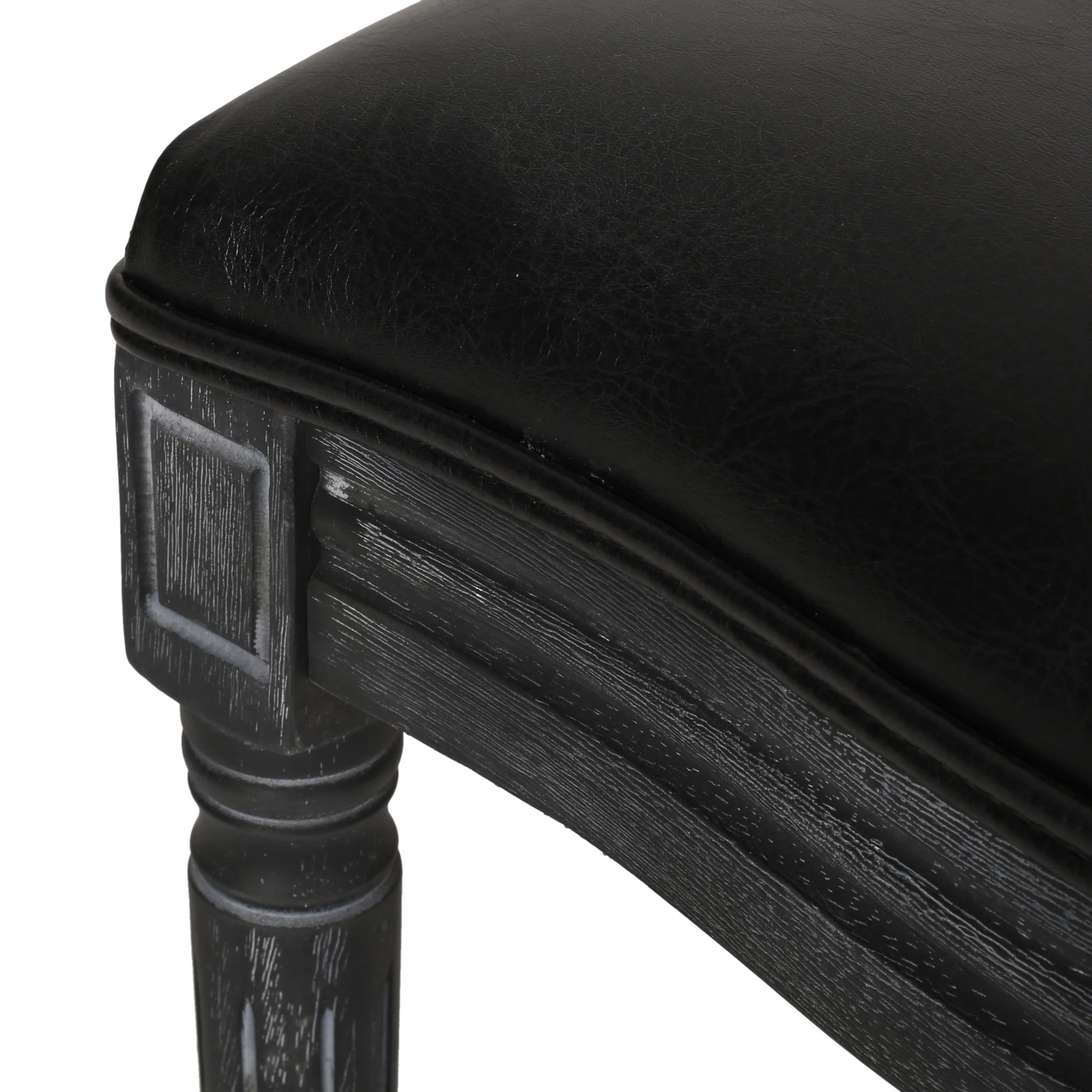Lintz French Country Wood and Cane Upholstered Dining Chair, Set of 2 - furnishings