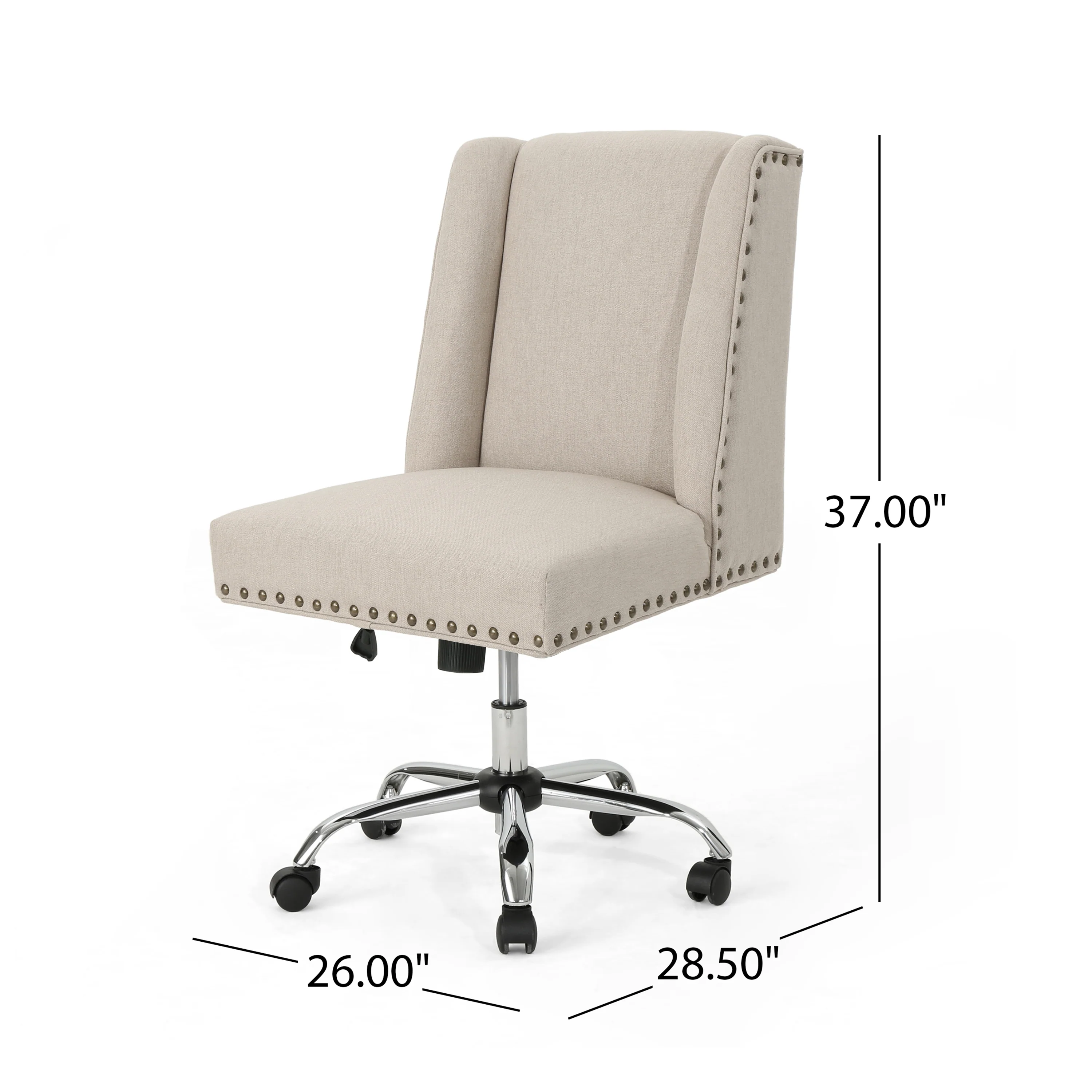 Quentin Home Office Fabric Desk Chair - furnishings