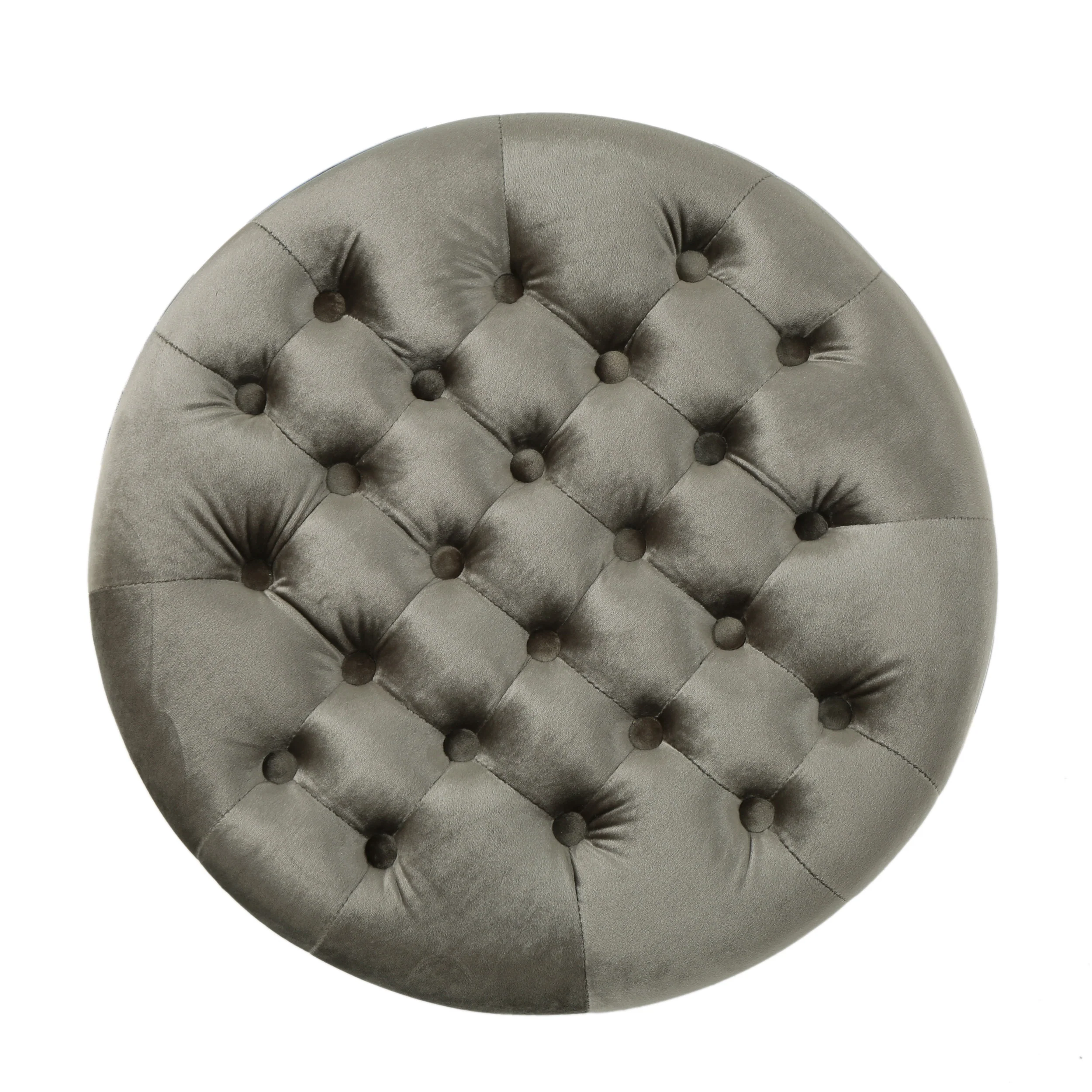 Daralis Glam Velvet Tufted Ottoman - furnishings