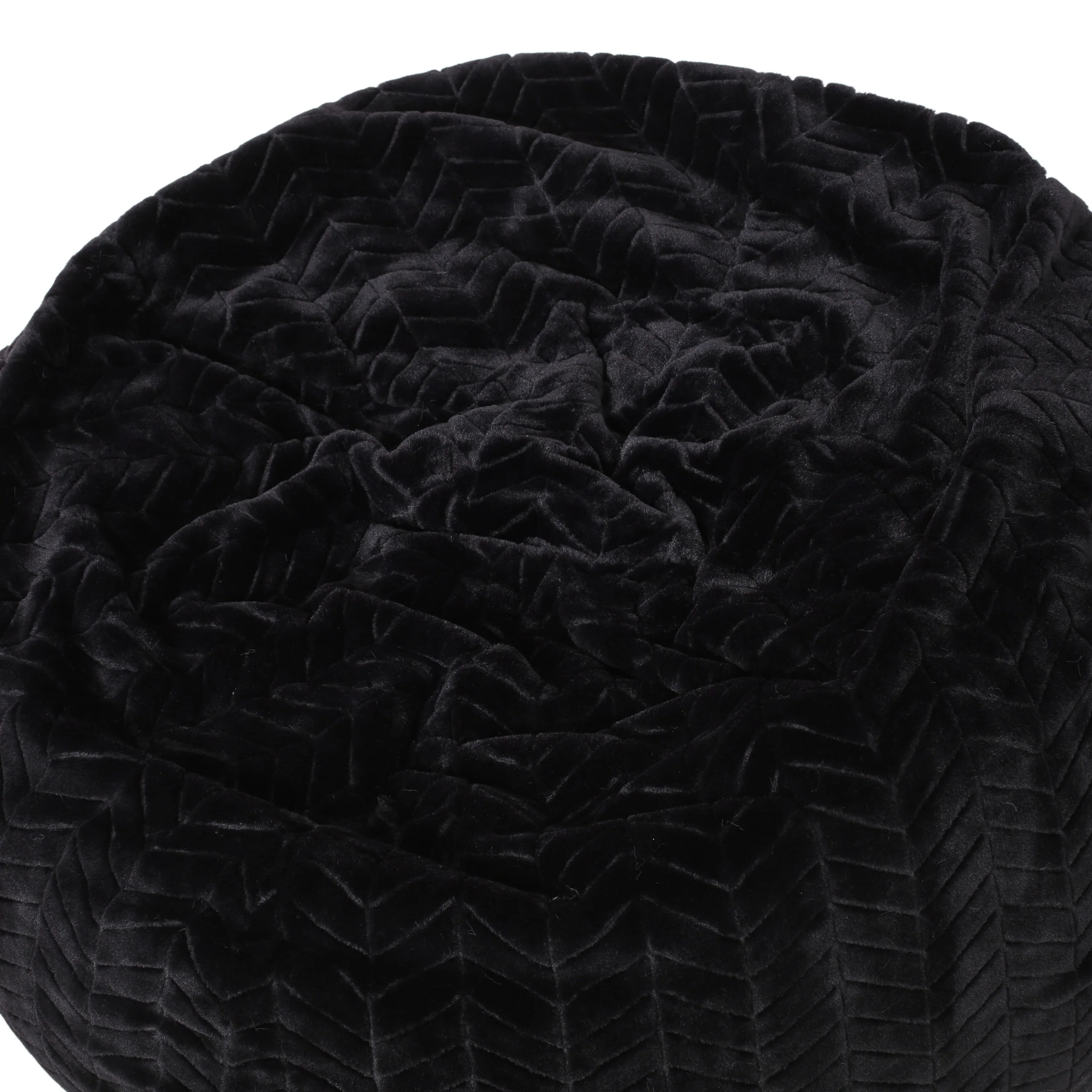 Kloee Modern 3 Foot Faux Fur Bean Bag (Cover Only) - furnishings