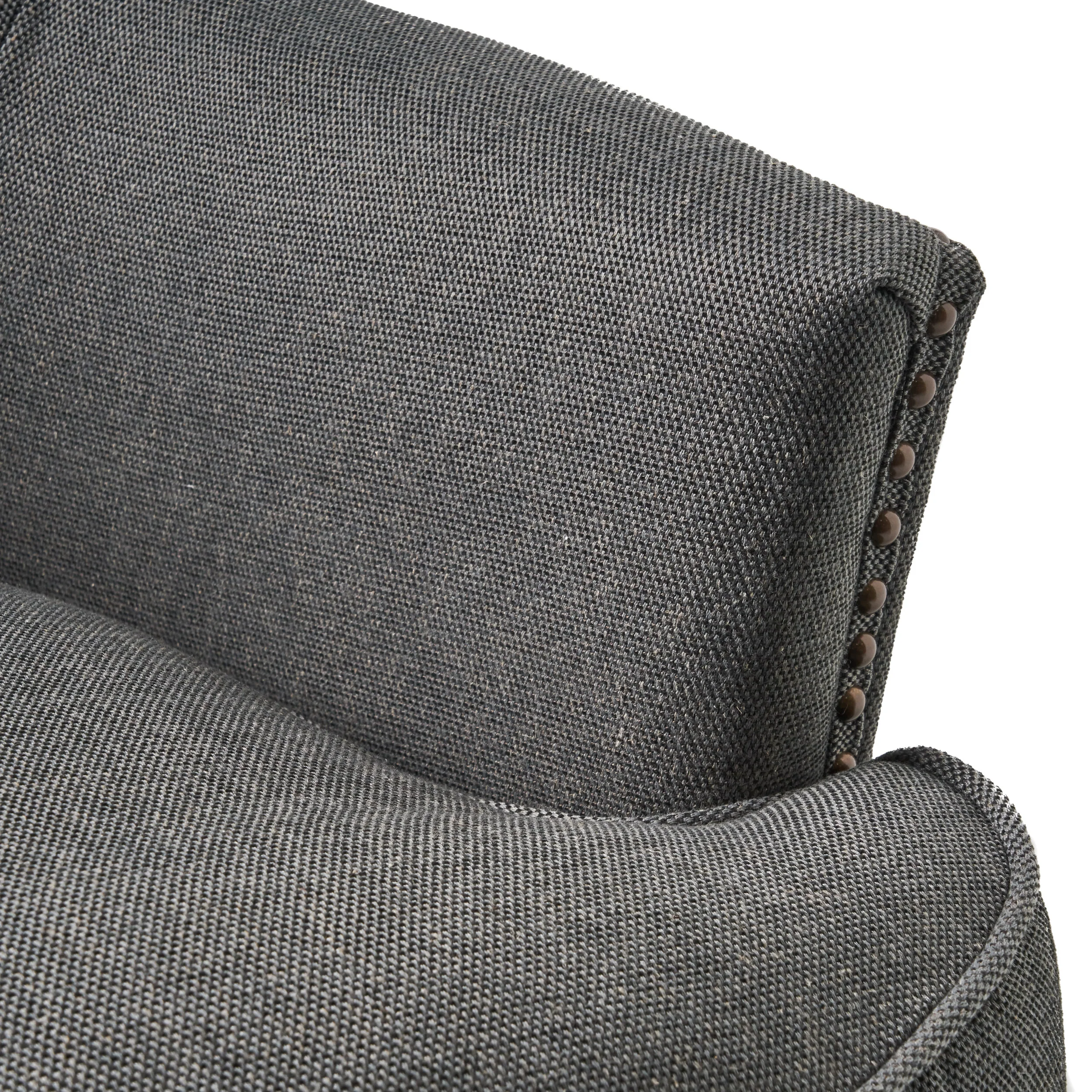 Alfred Button Tufted Fabric Club Chair - furnishings