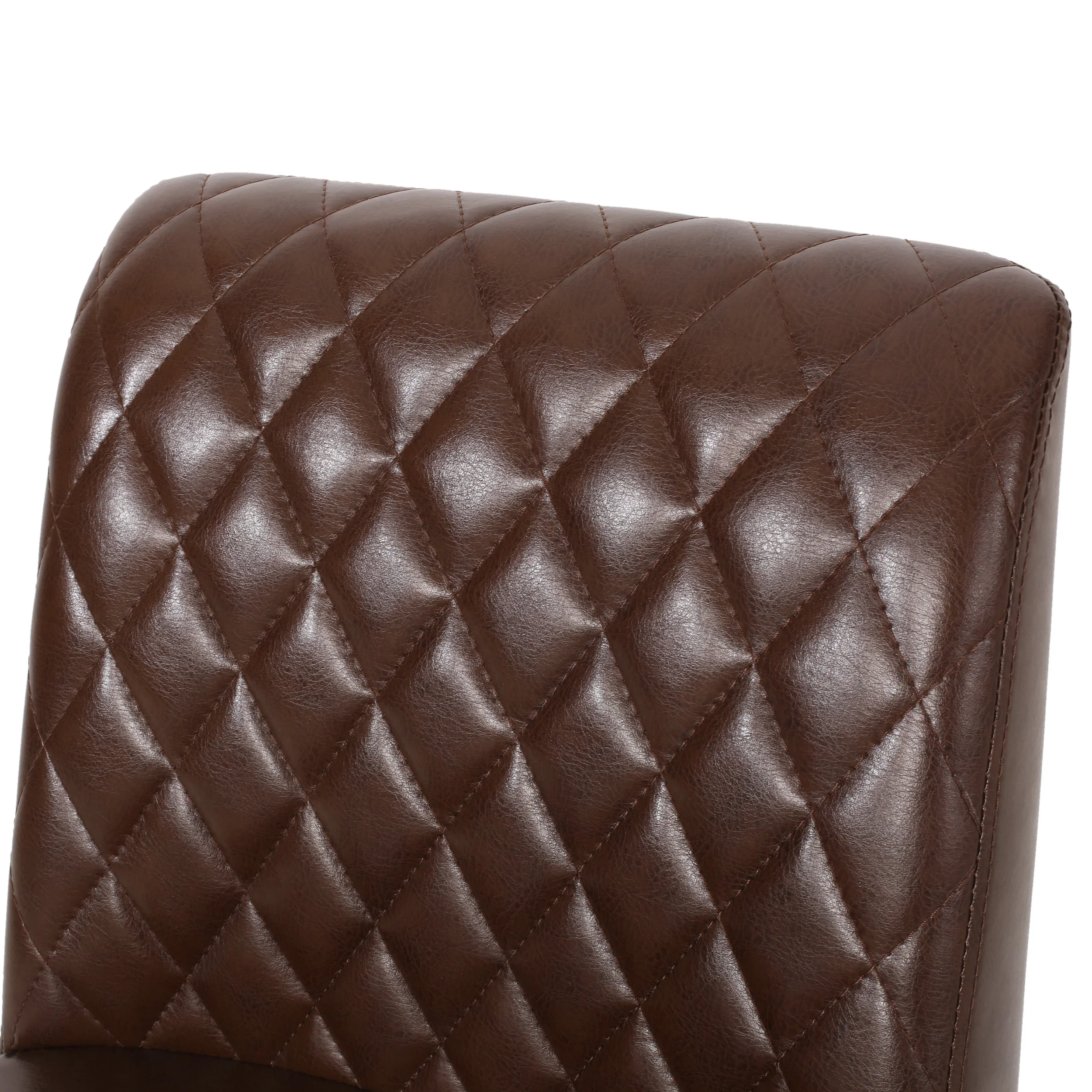 Lansing Contemporary Diamond Stitch Counter Stools, Set of 2 - furnishings
