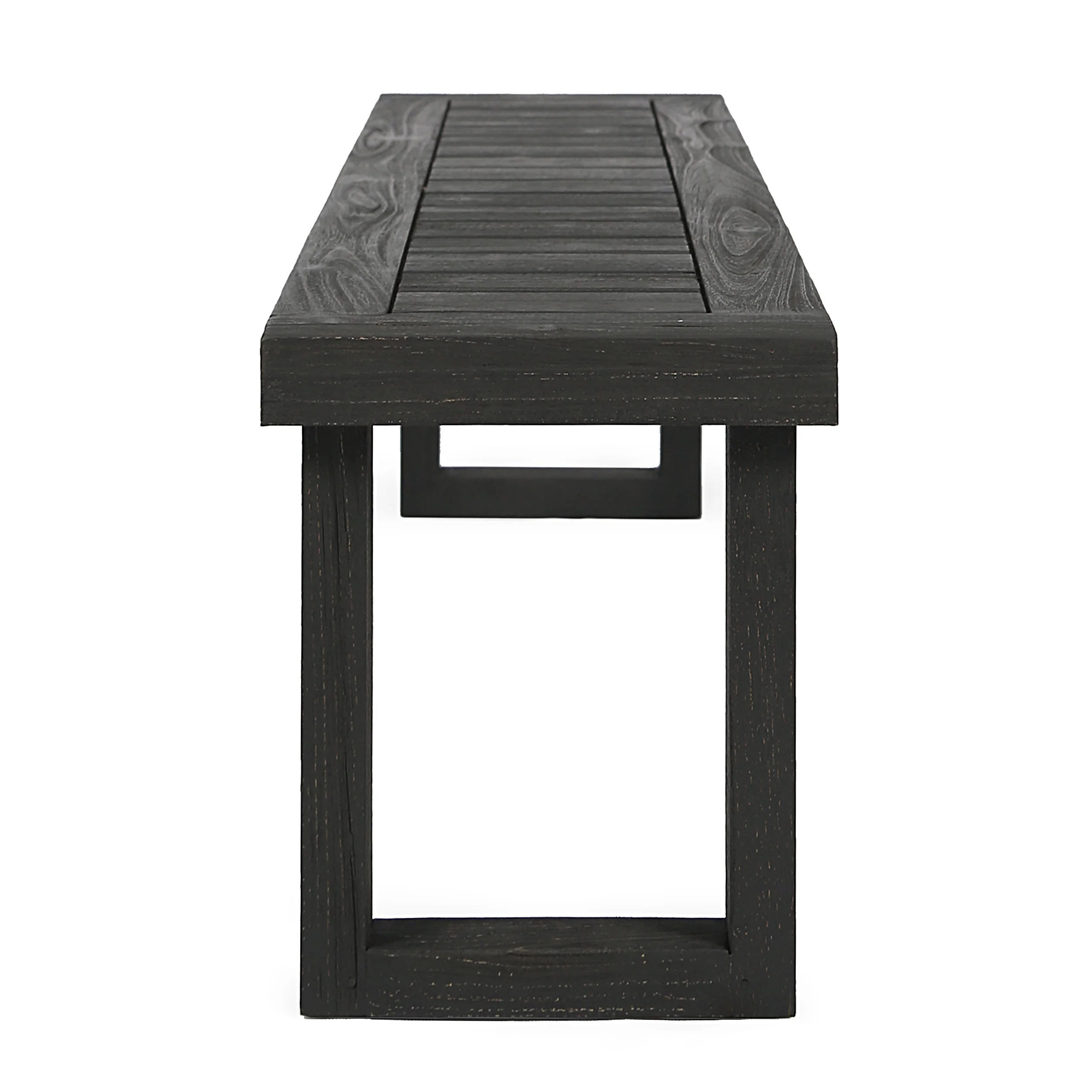 Kemp Outdoor Acacia Wood Bench - furnishings