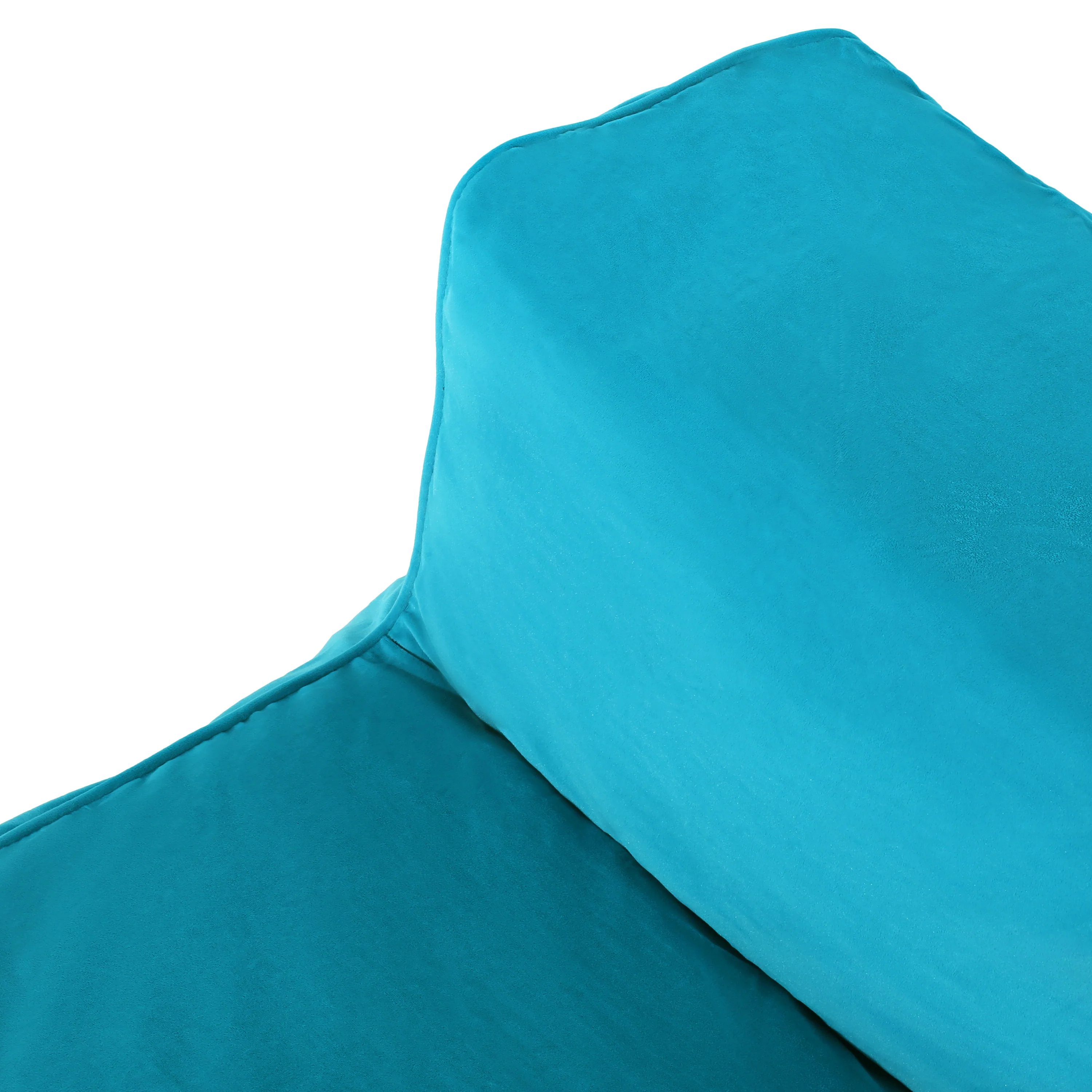 Caraway Modern Velvet Bean Bag Chair - furnishings