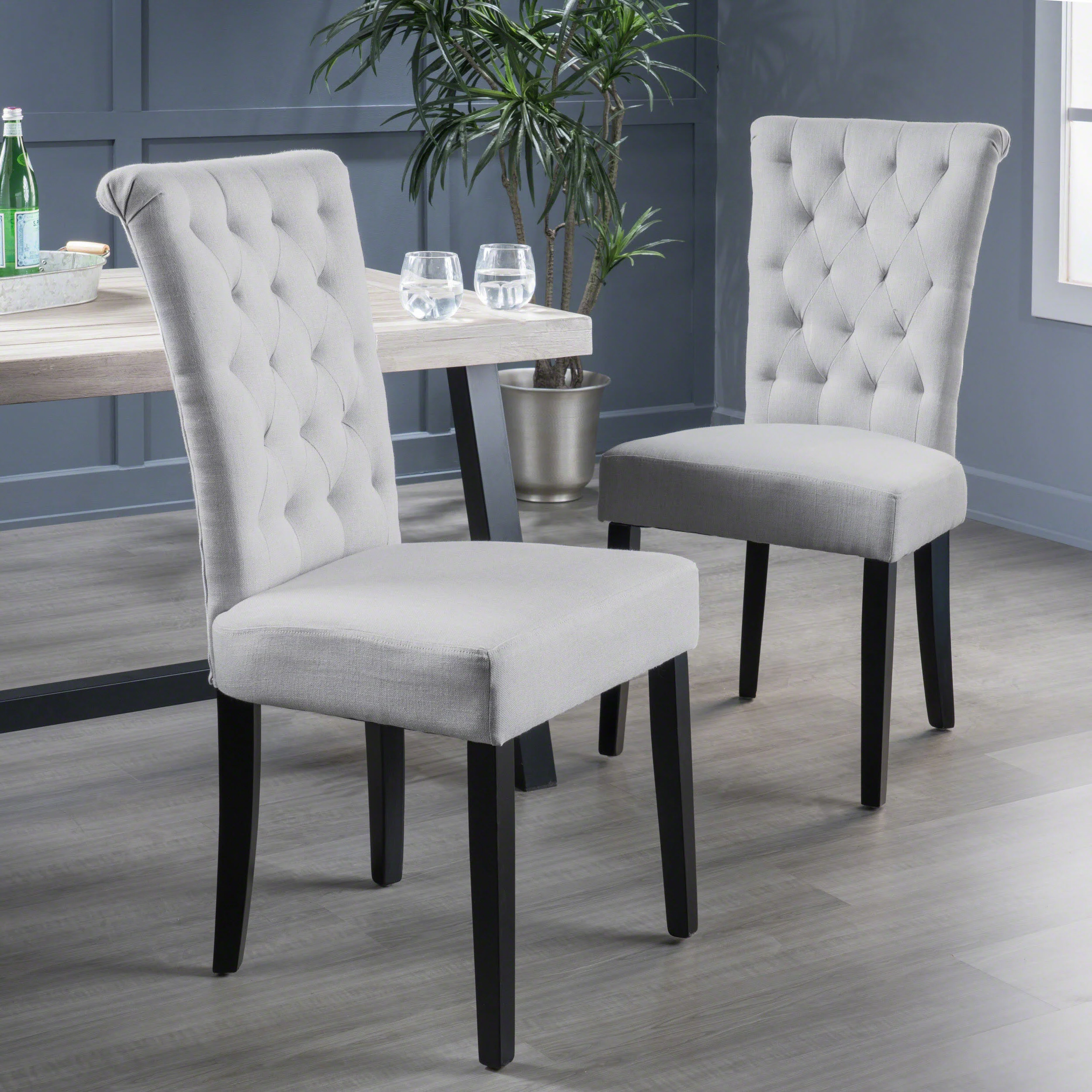 Paulina Fabric Dining Chairs (Set of 2) - furnishings
