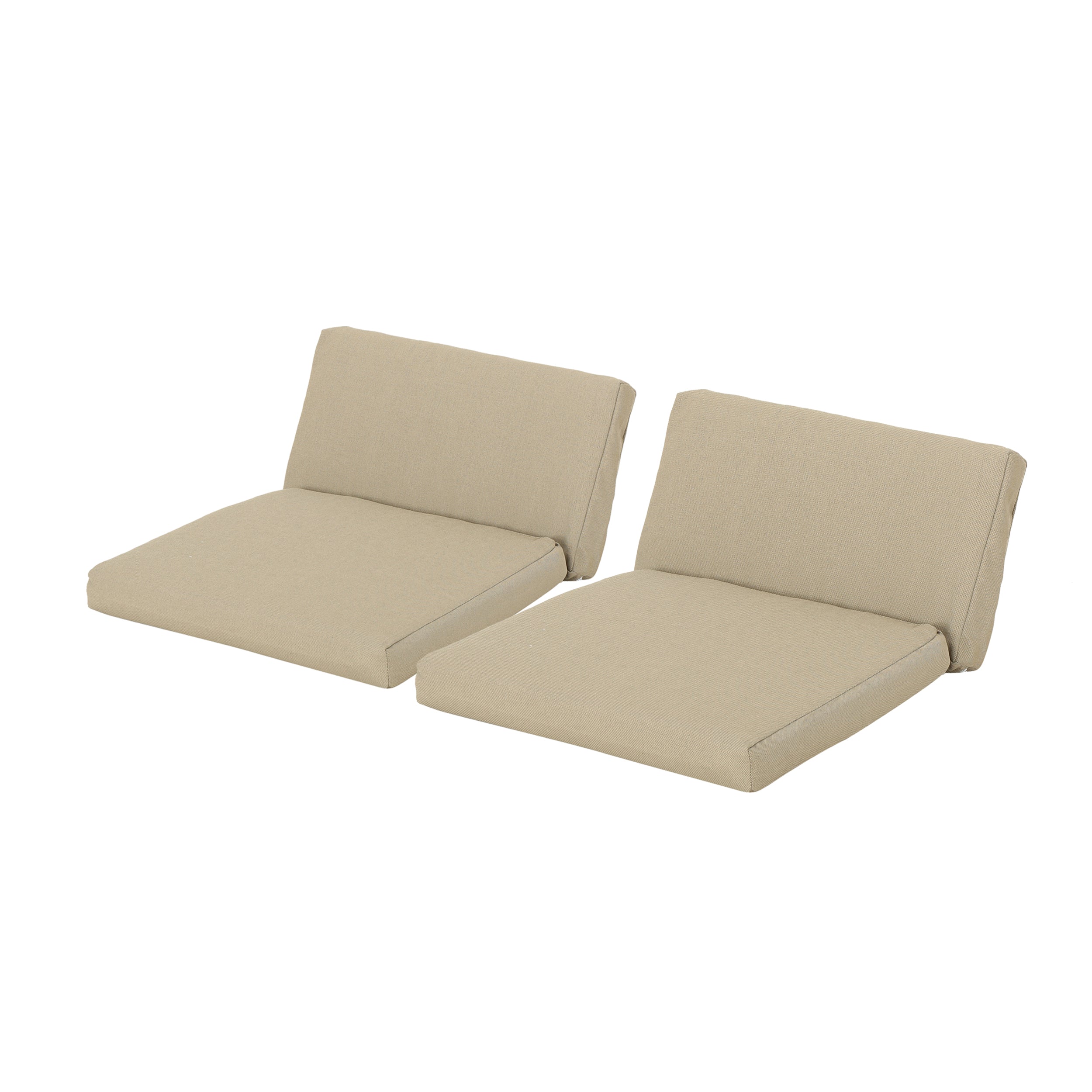 Illyria Outdoor Water Resistant Fabric Club Chair Cushions (Set of 2) - furnishings