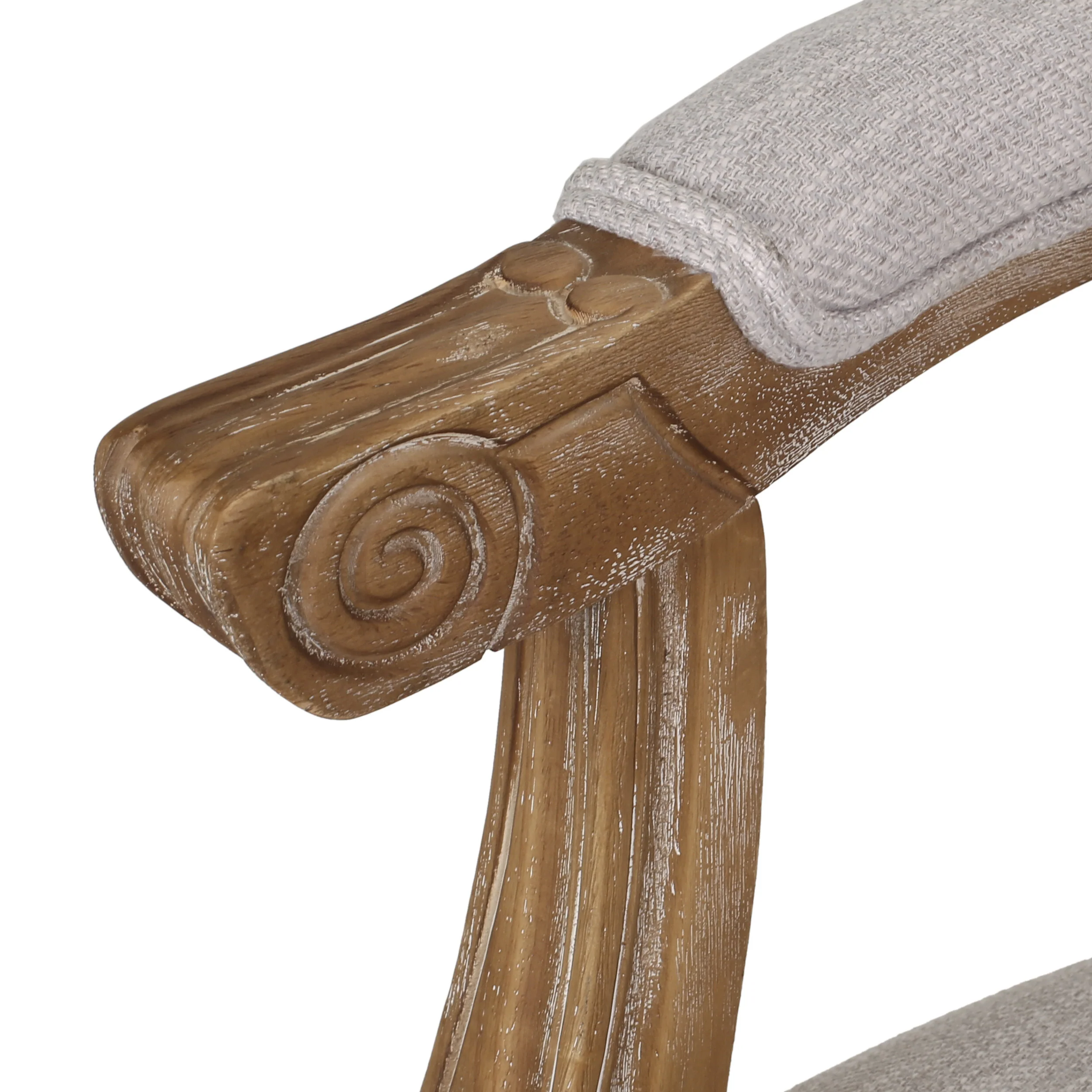 Fairgreens Traditional Upholstered Dining Chairs, Set of 2 - furnishings