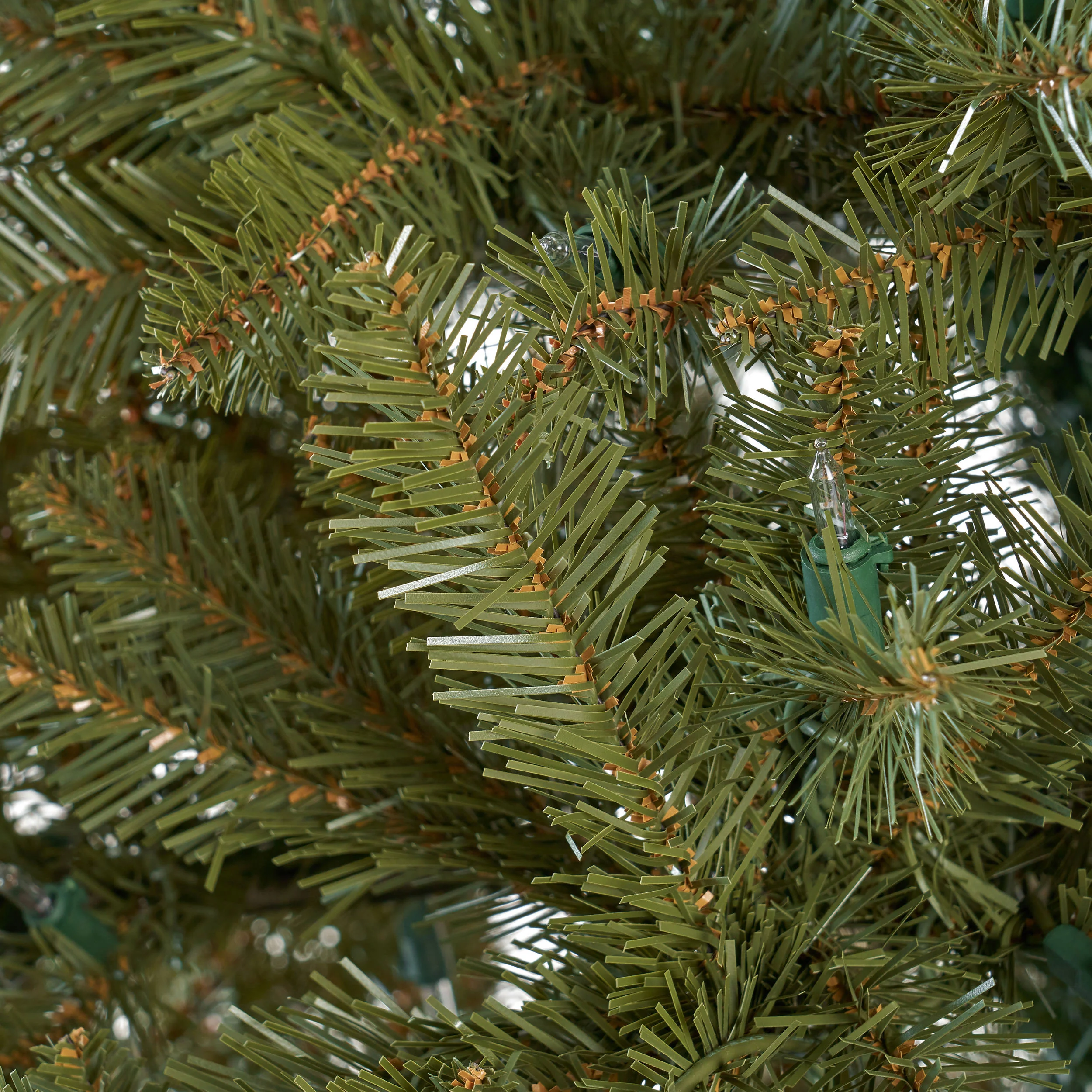 9-foot Fraser Fir Hinged Artificial Christmas Tree - furnishings