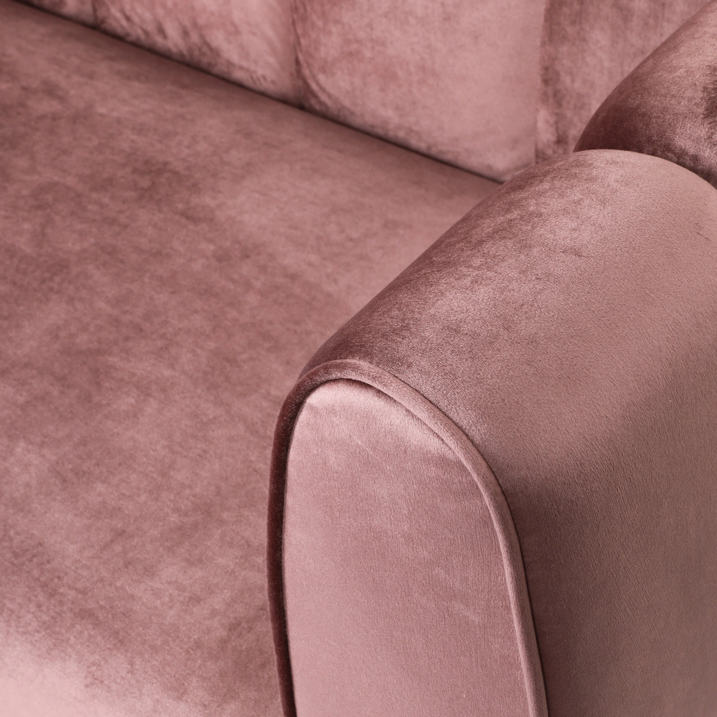 Karimah Modern Velvet 3 Seater Sofa - furnishings
