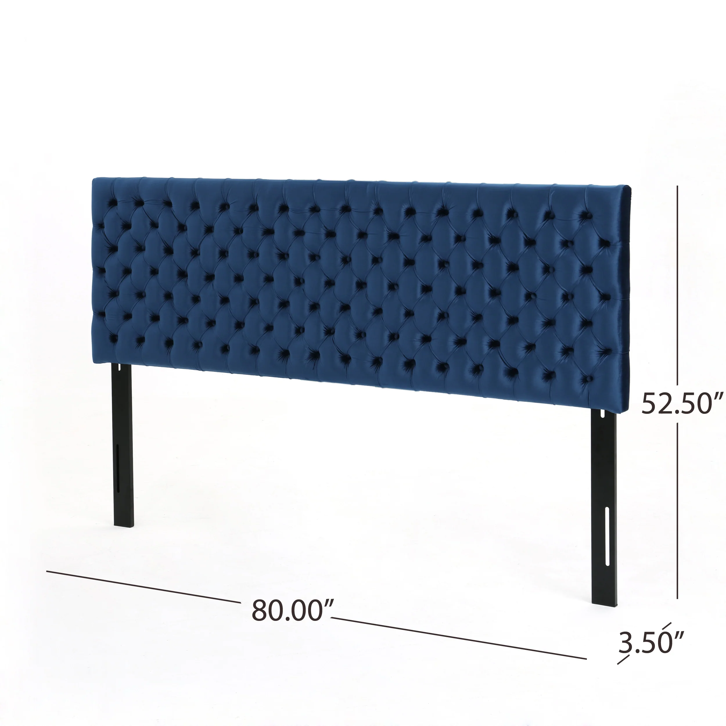 Jezebel Tufted King/ Cal King New Velvet Headboard - furnishings