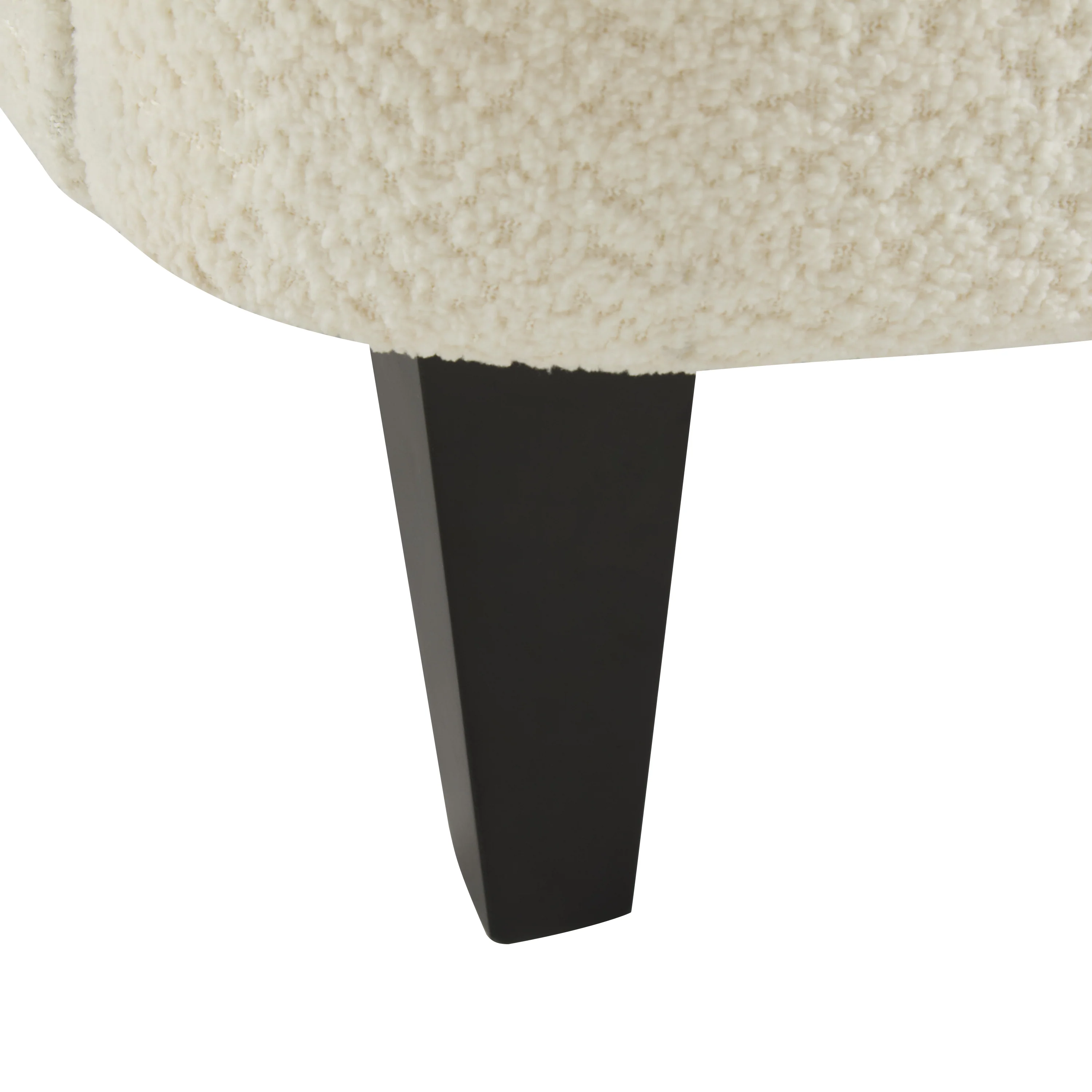 Calla Modern Birch Upholstered Club Chair, Off-White - furnishings