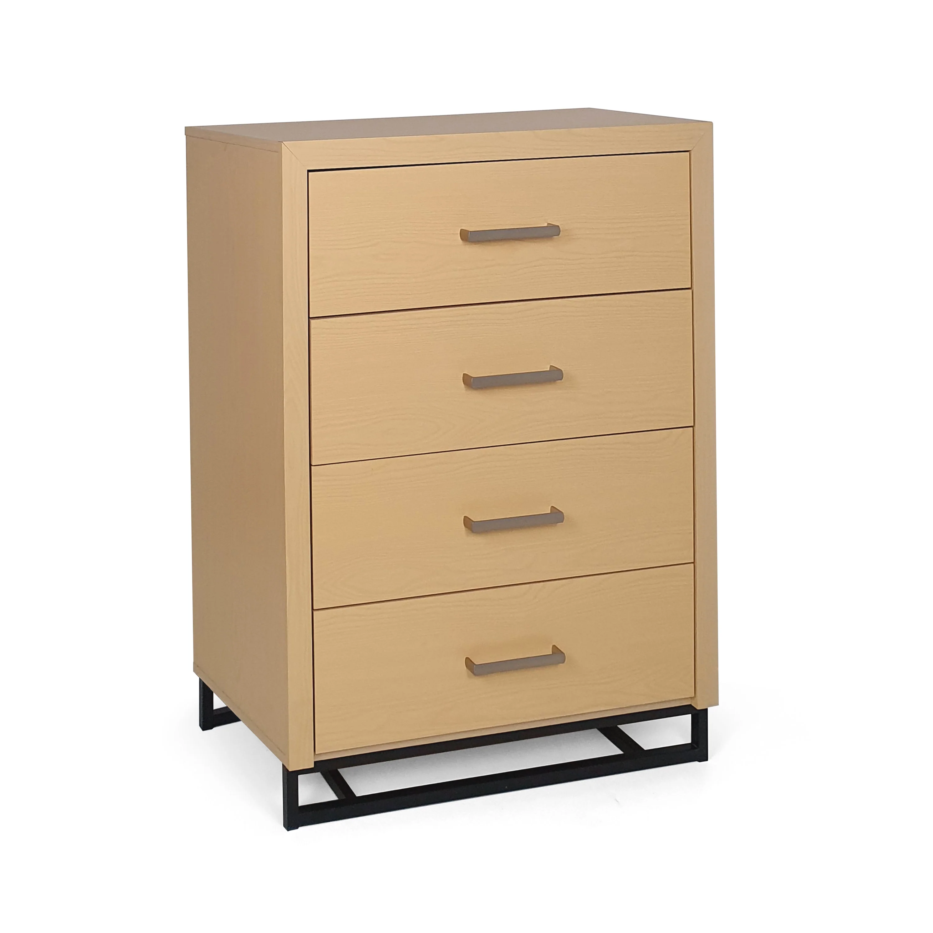 Borah Contemporary Faux Wood 4 Drawer Dresser - furnishings