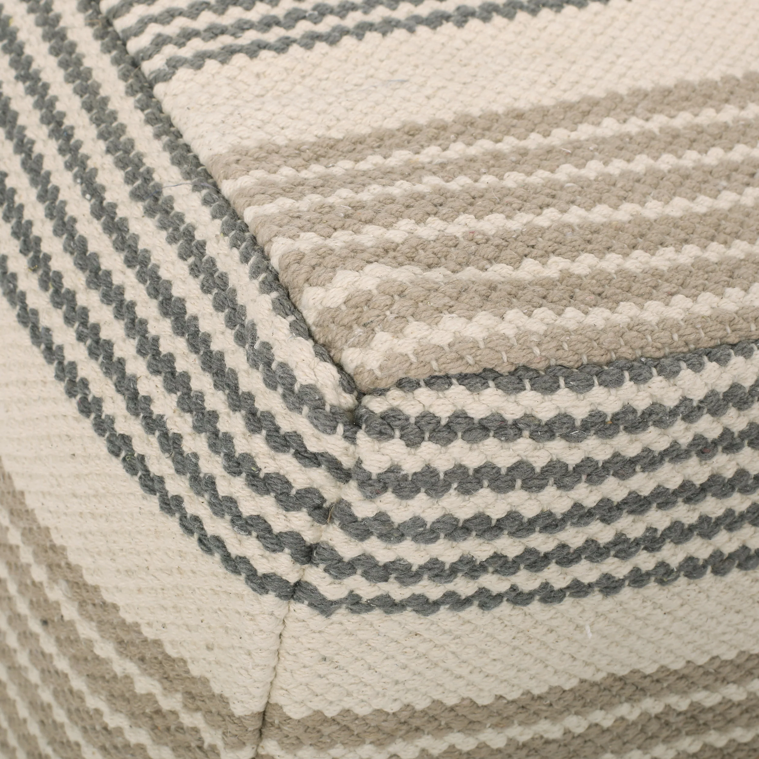 Rahsaan Modern Rectangular Bean Bag Ottoman - furnishings