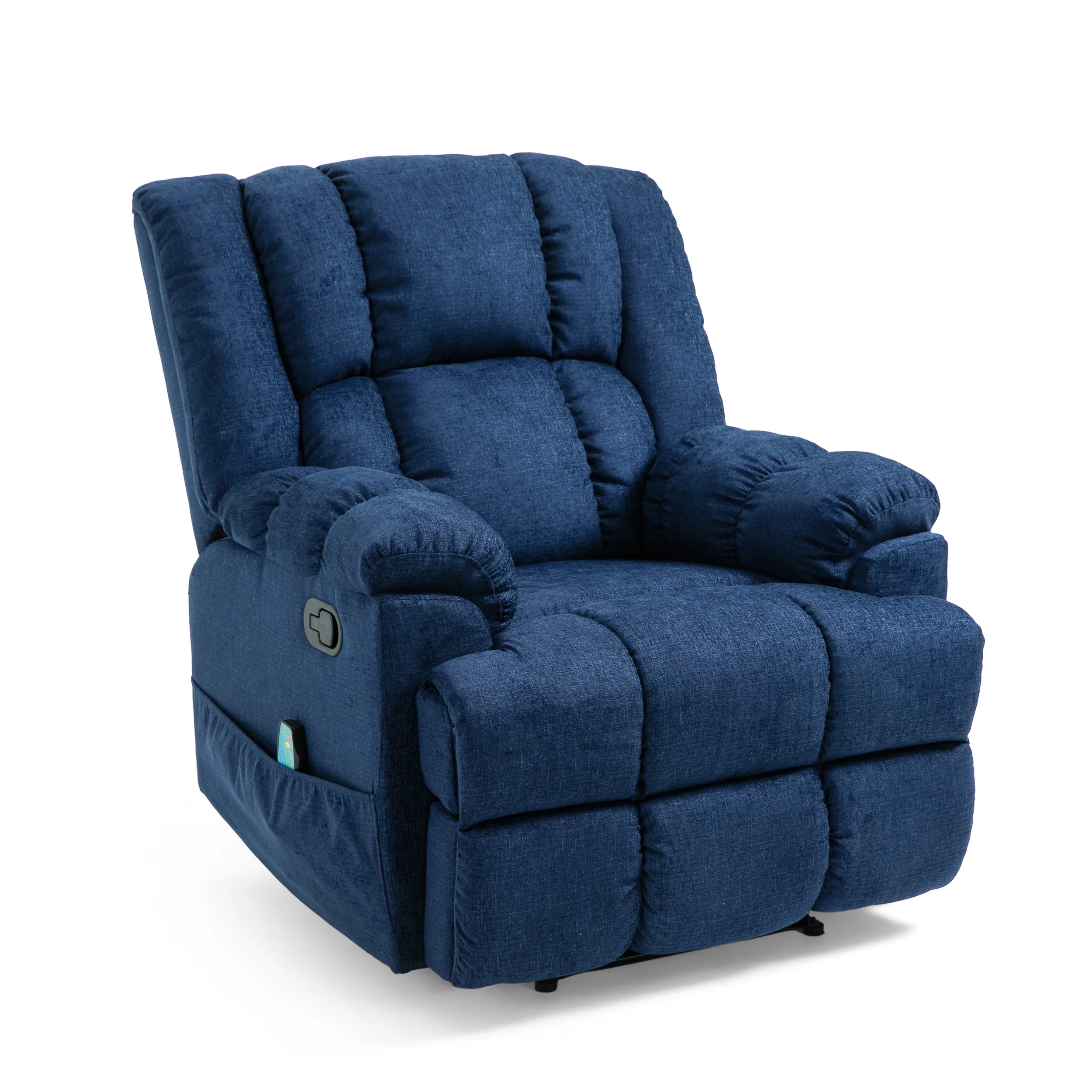 Siloam Contemporary Pillow Tufted Massage Recliner - furnishings