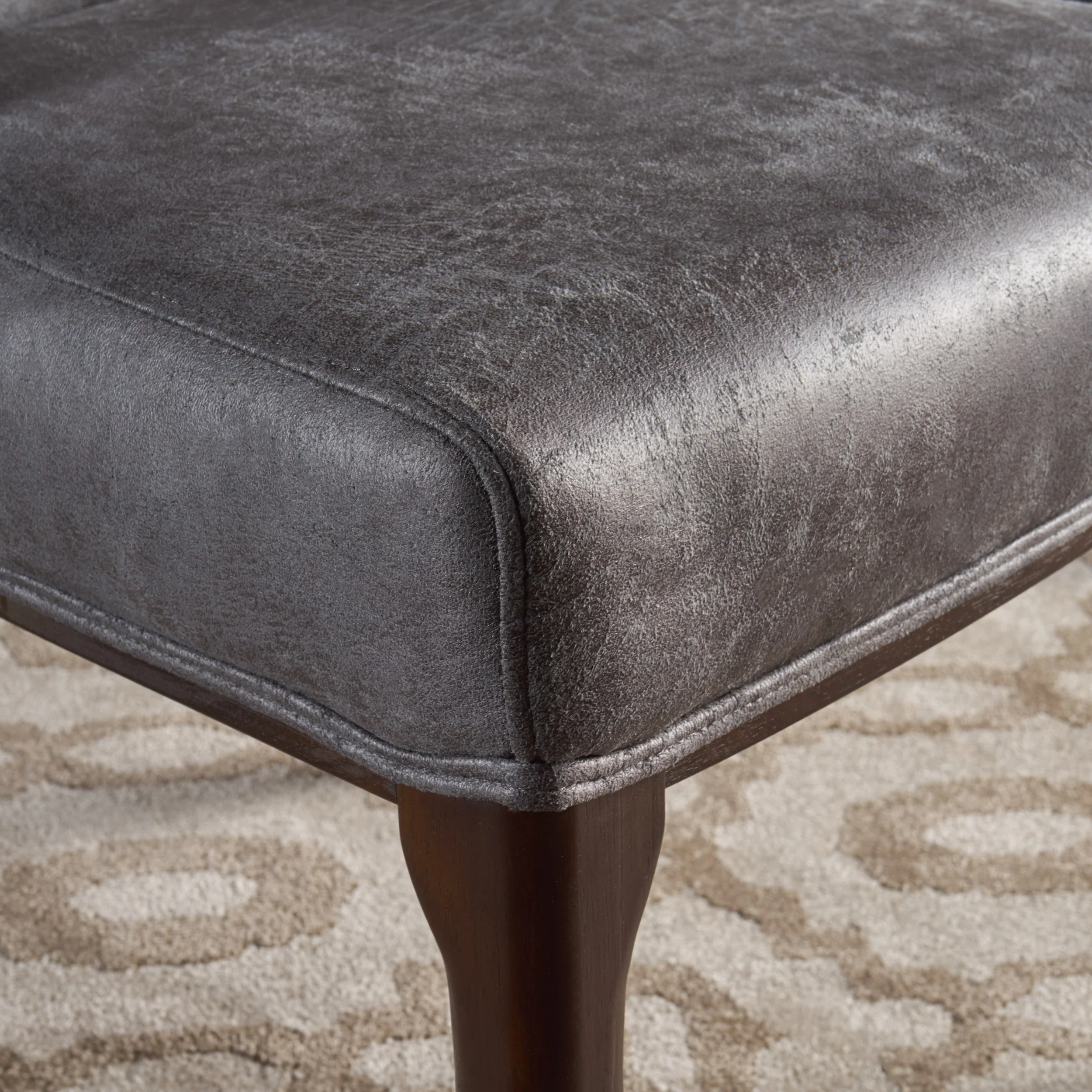 Lexia Classic Microfiber Dining Chair (Set of 2) - furnishings