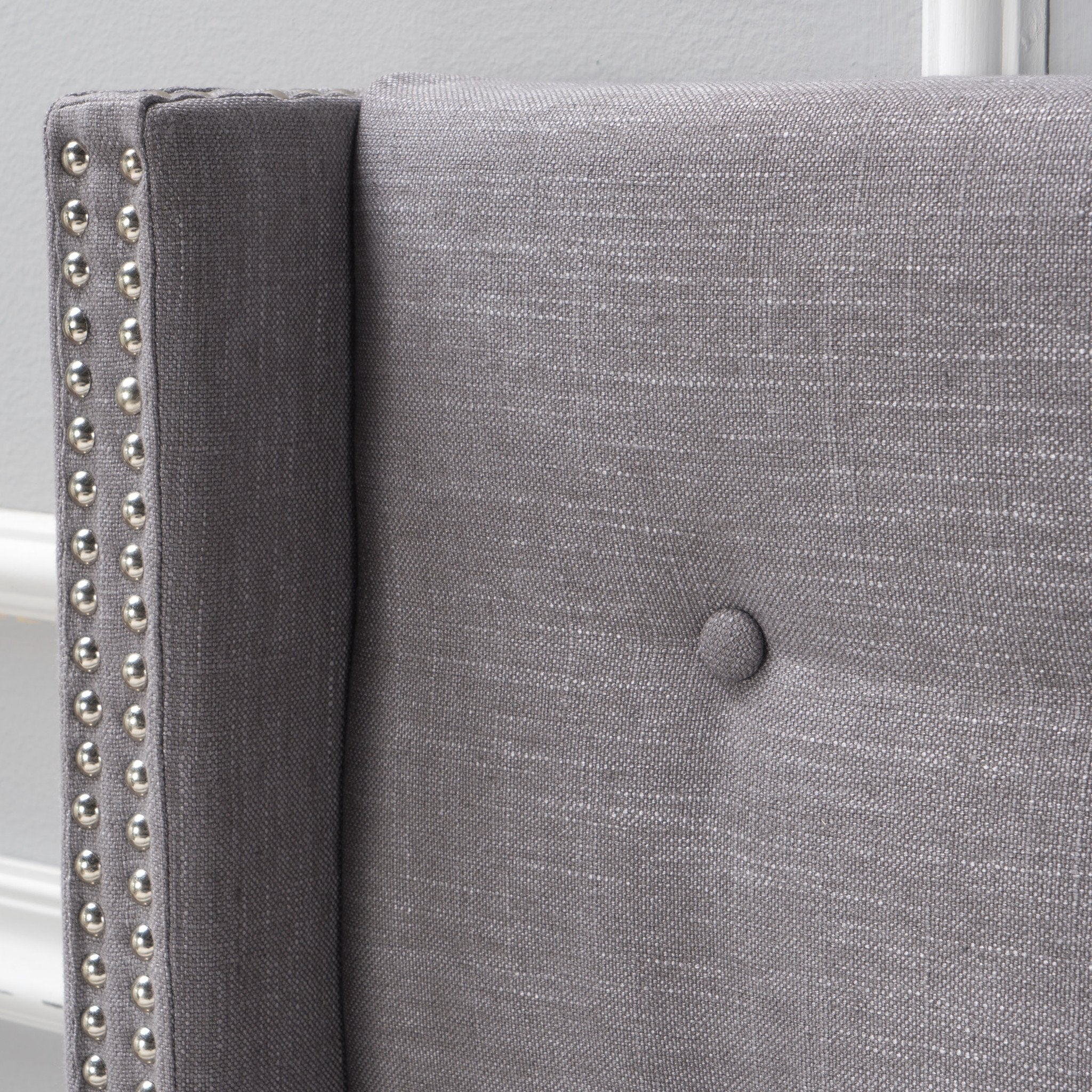 Josephine Contemporary Upholstered Queen Headboard w/ Button Tufting - furnishings