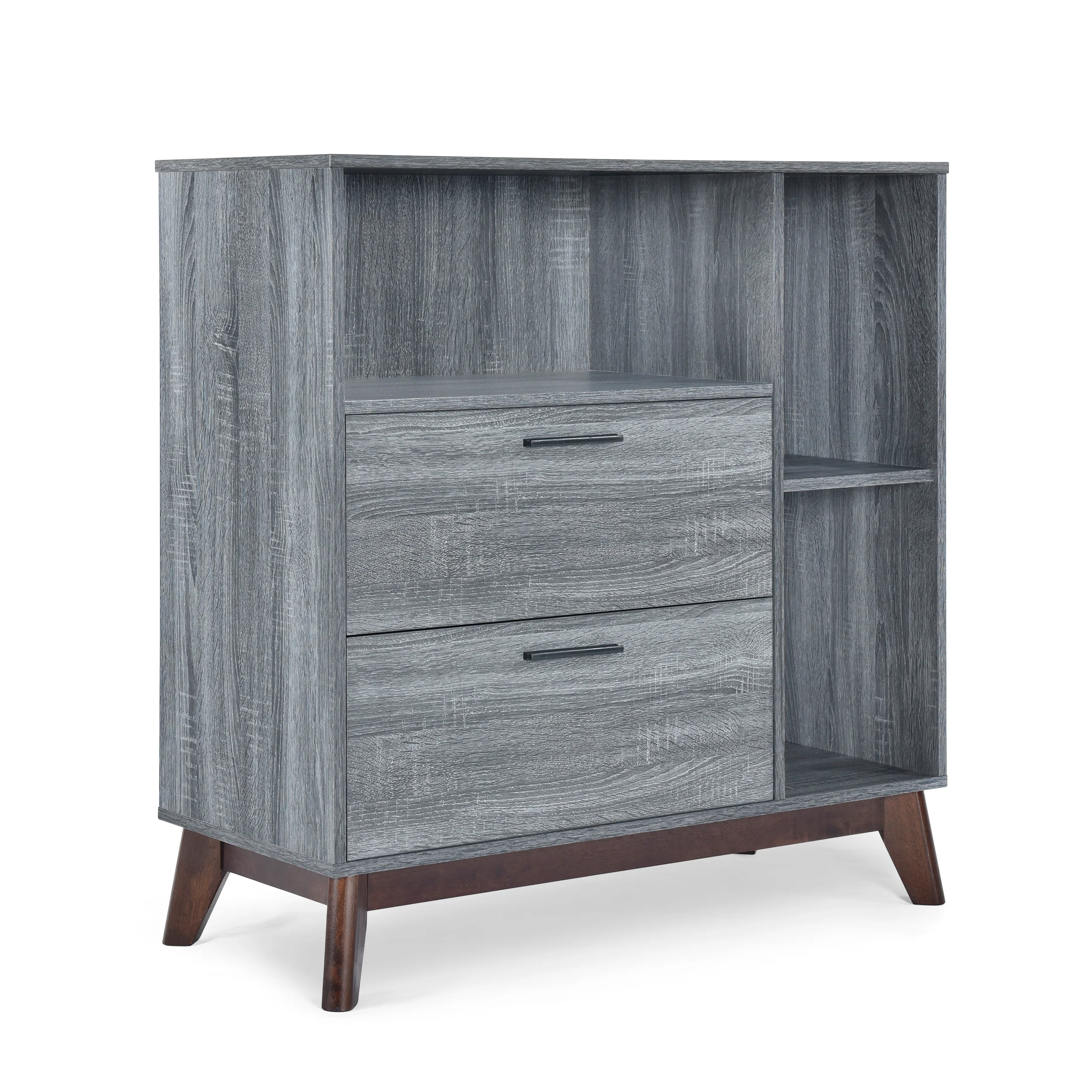 Deschutes Mid-Century Modern 2 Drawer Cabinet - furnishings
