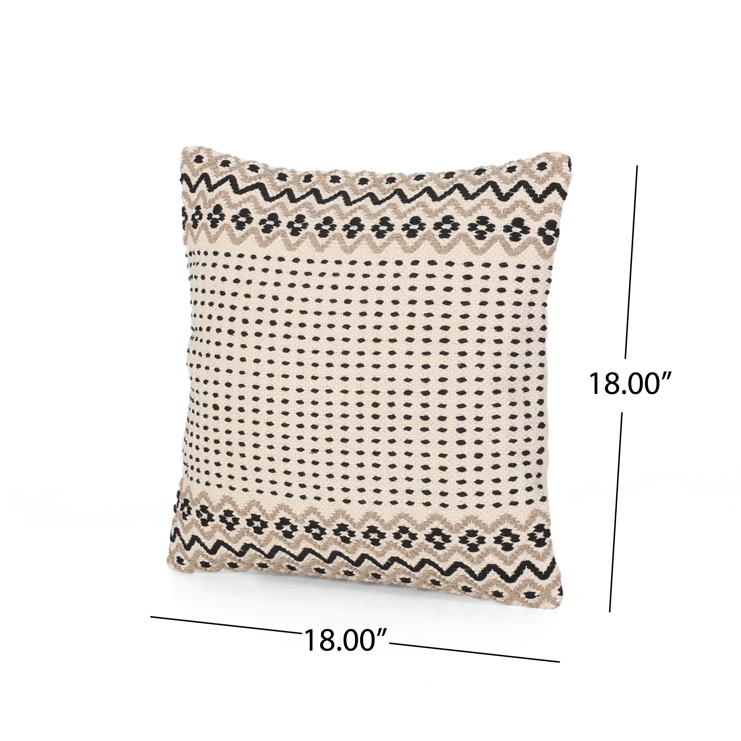 Melisa Boho Cotton Pillow Cover - furnishings