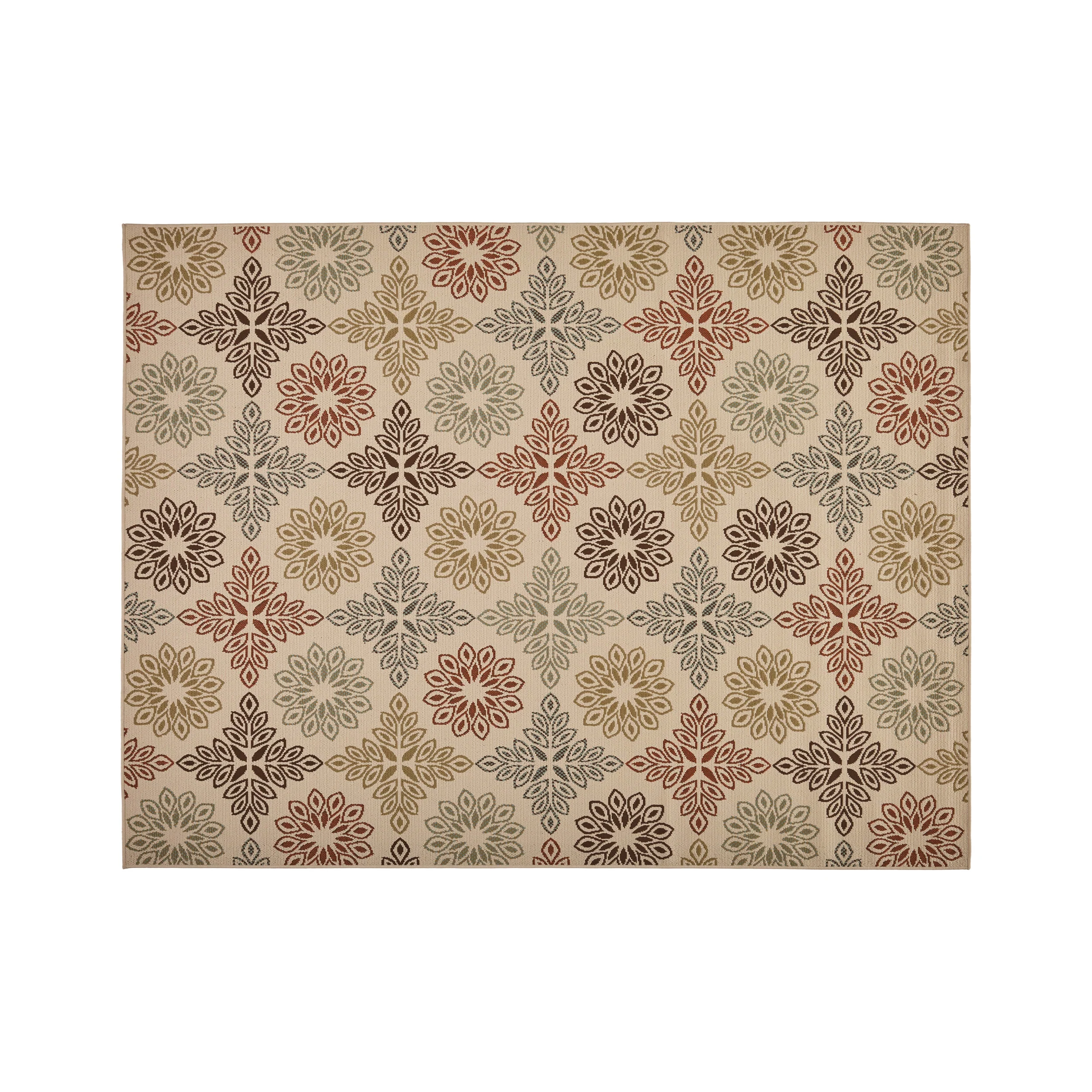 Estelle Outdoor Medallion Area Rug - furnishings