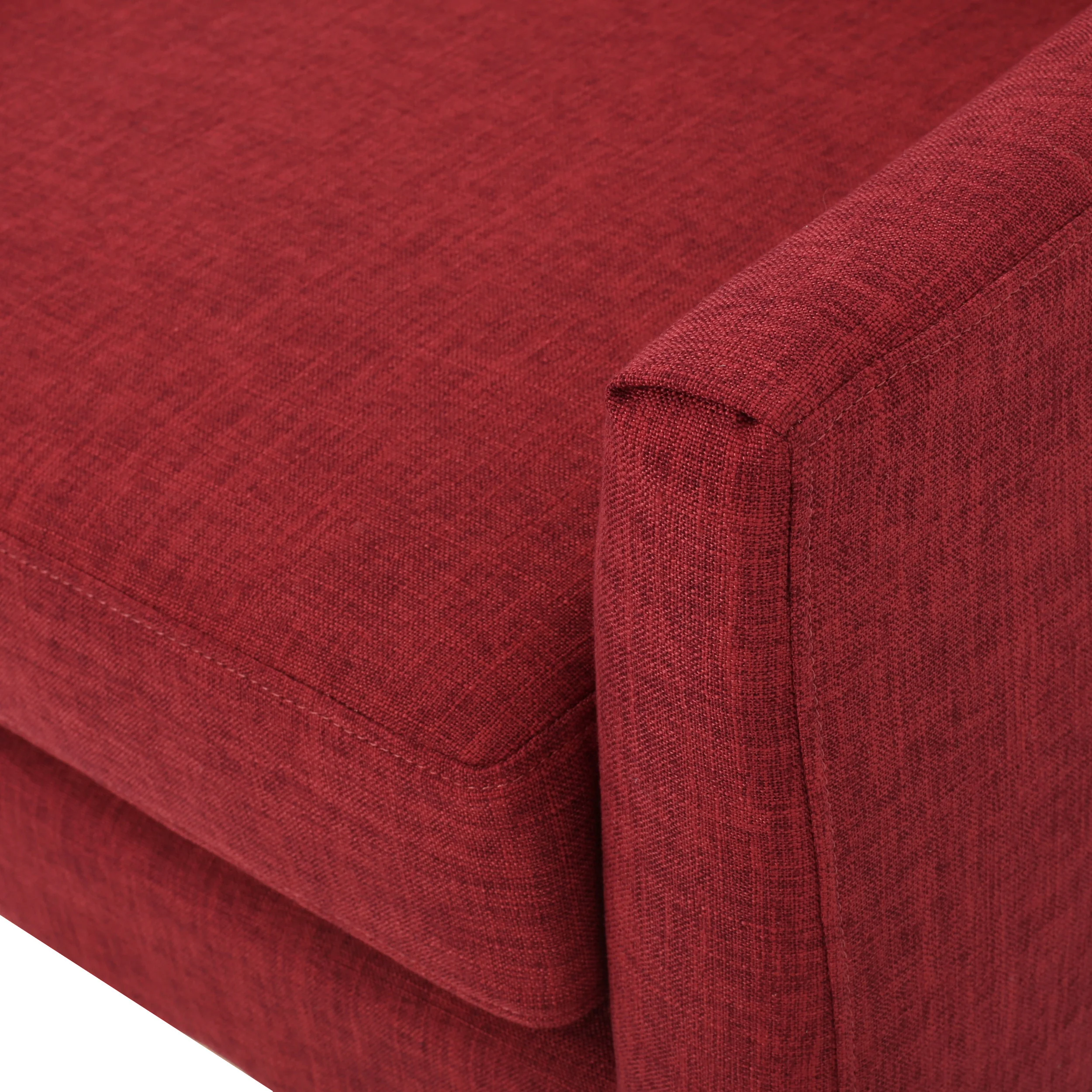 Maeve Red Fabric Accent Chair - furnishings