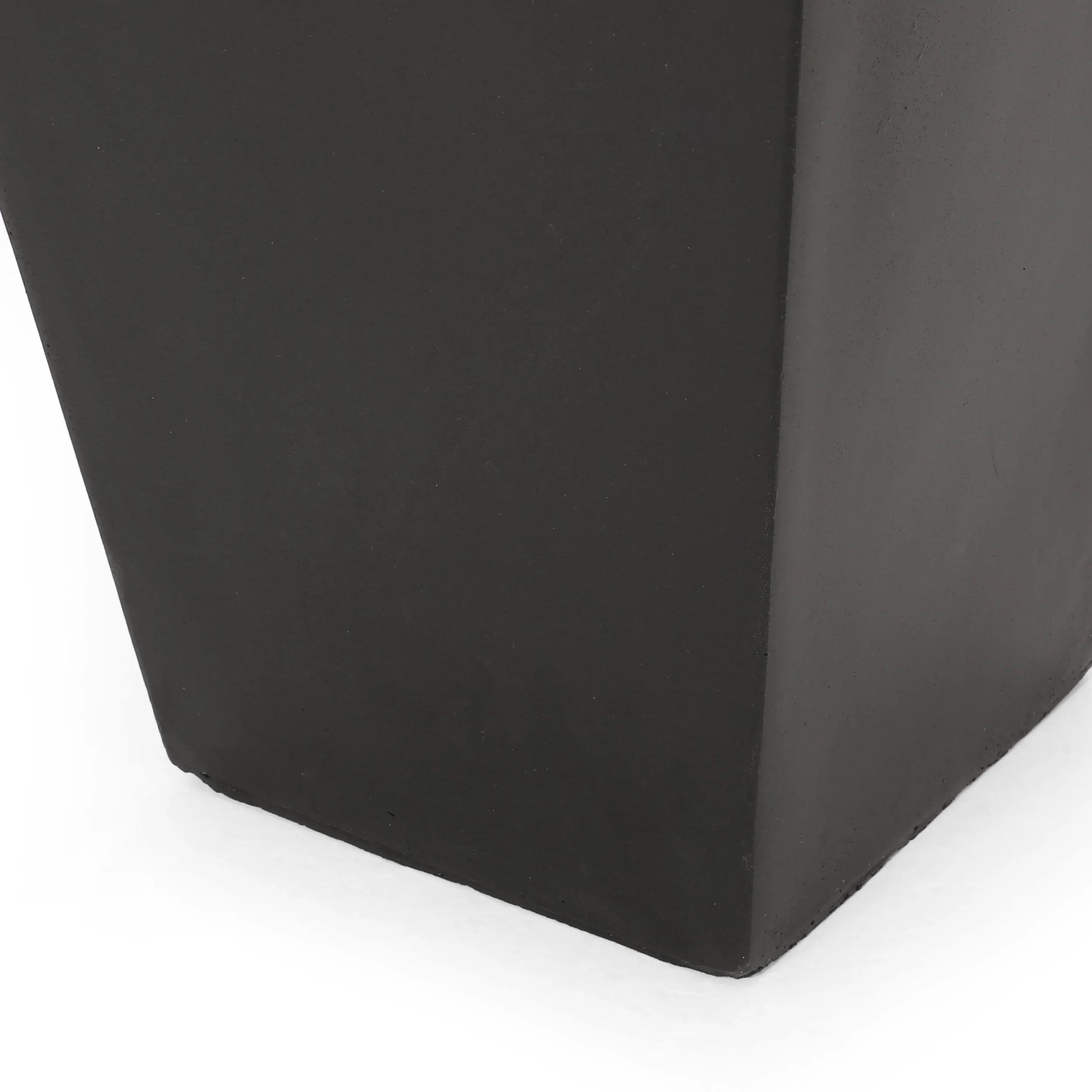Fardeen Outdoor Modern Medium and Small Cast Stone Planter Set - furnishings