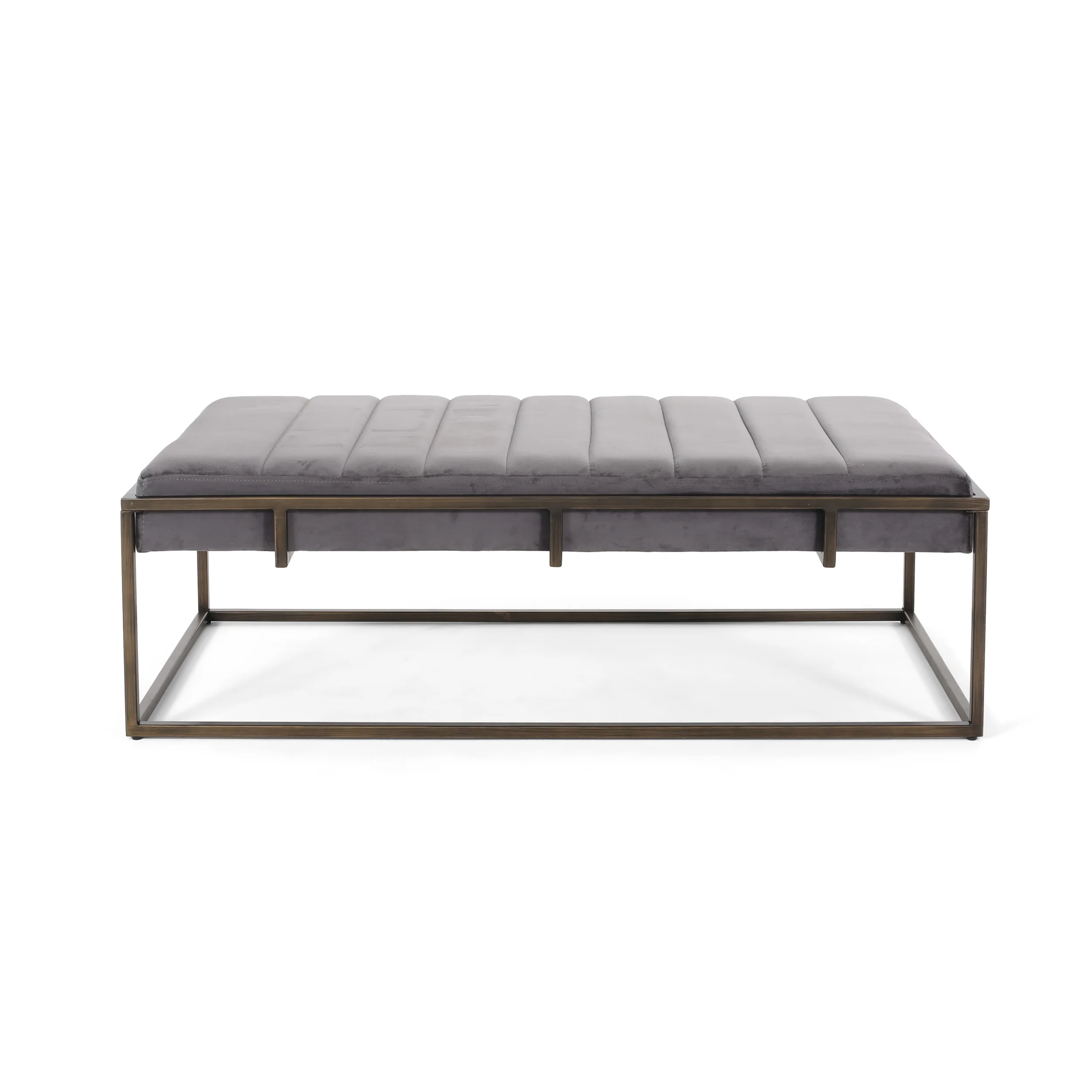 Vassy Modern Velvet Ottoman Bench - furnishings