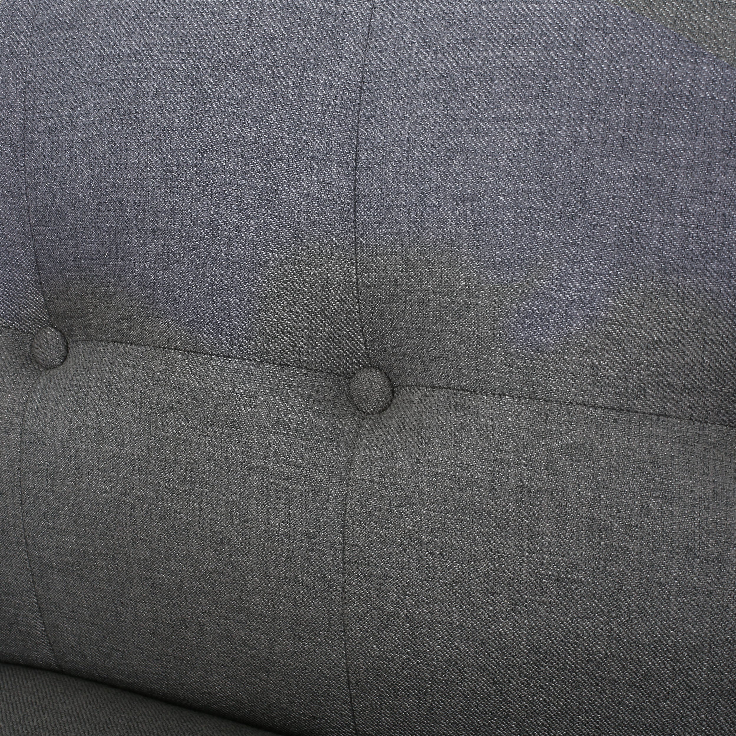Joseline Mid Century Modern Petite Fabric Love Seat - furnishings