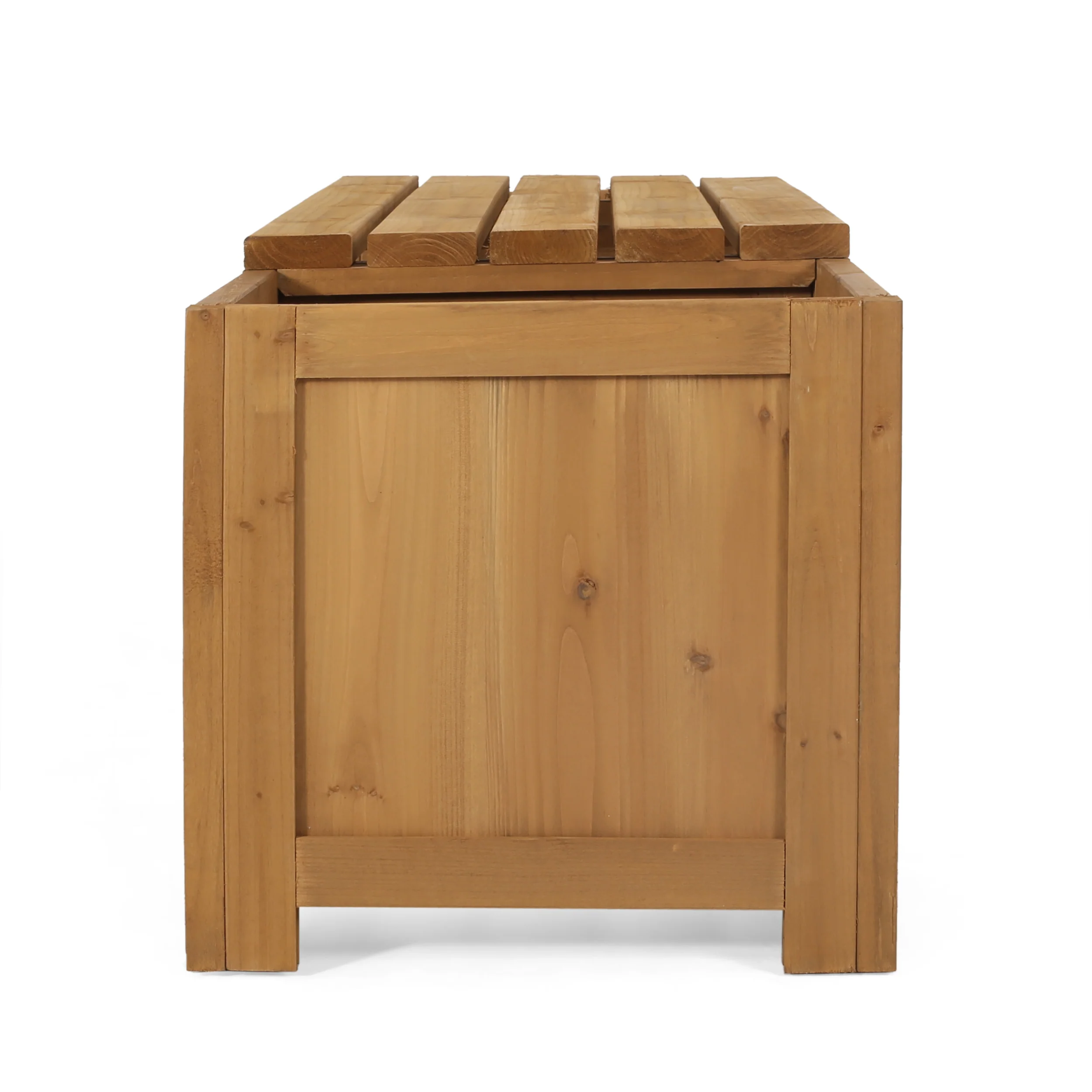 Skyline Outdoor Pine Wood Planter Bench - furnishings