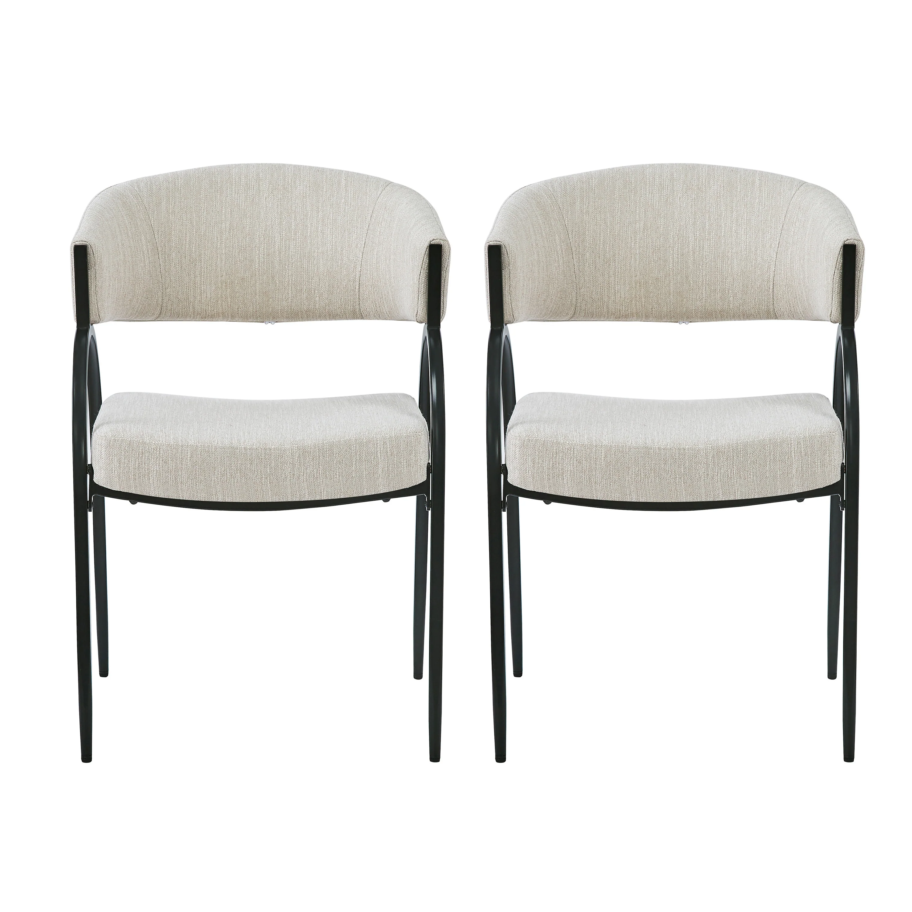 Biorth Modern Upholstered Arm Dining Chair - furnishings