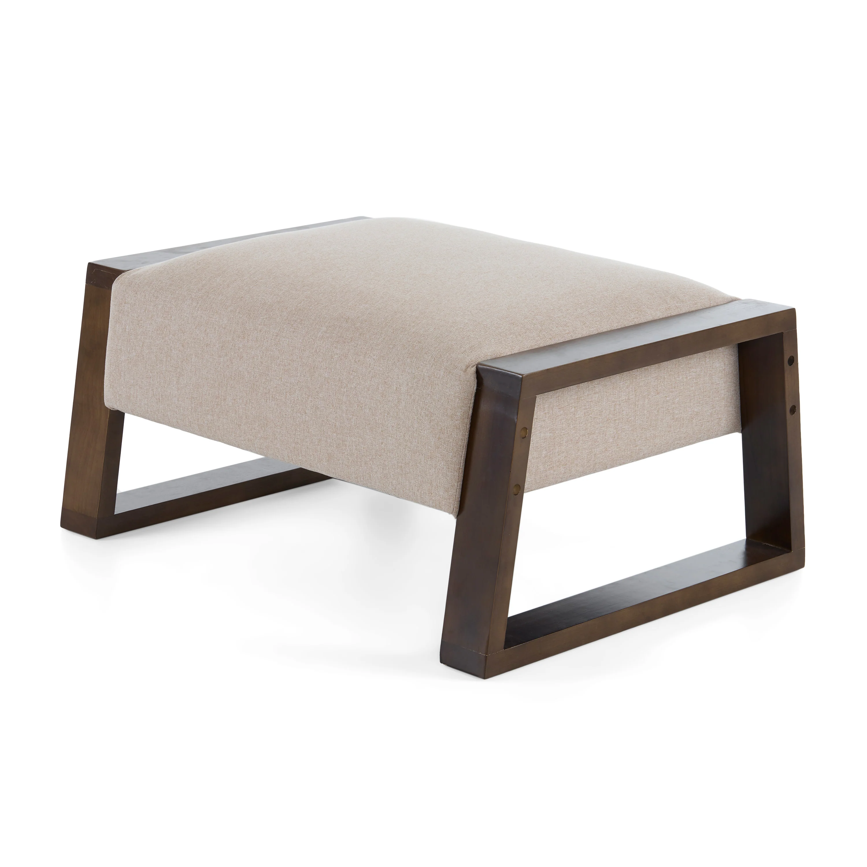 Isoldea Modern Fabric Ottoman Bench - furnishings