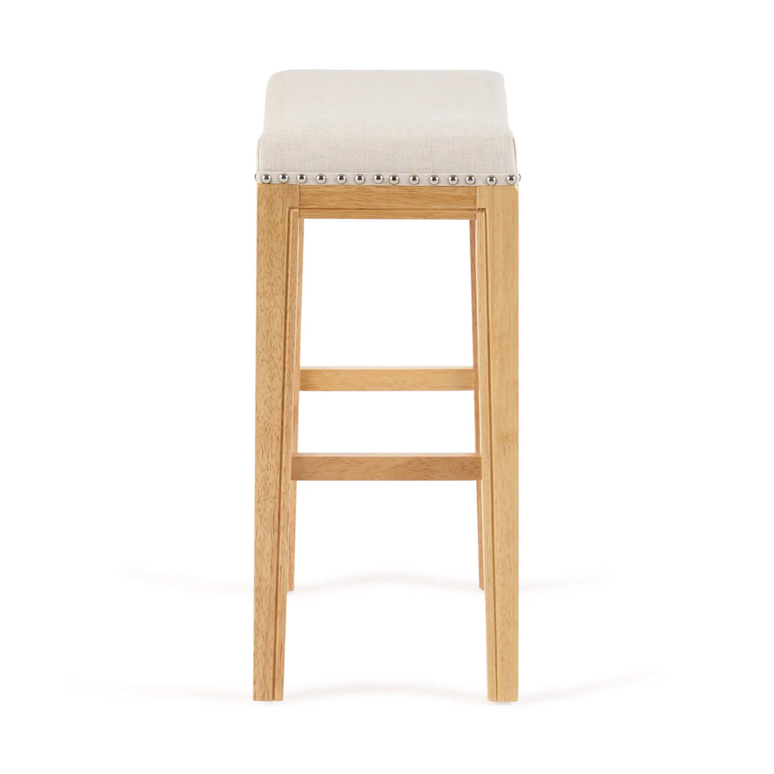 Jaeden Beige Backless 26-Inch Counter Stools (Set of 2) - furnishings