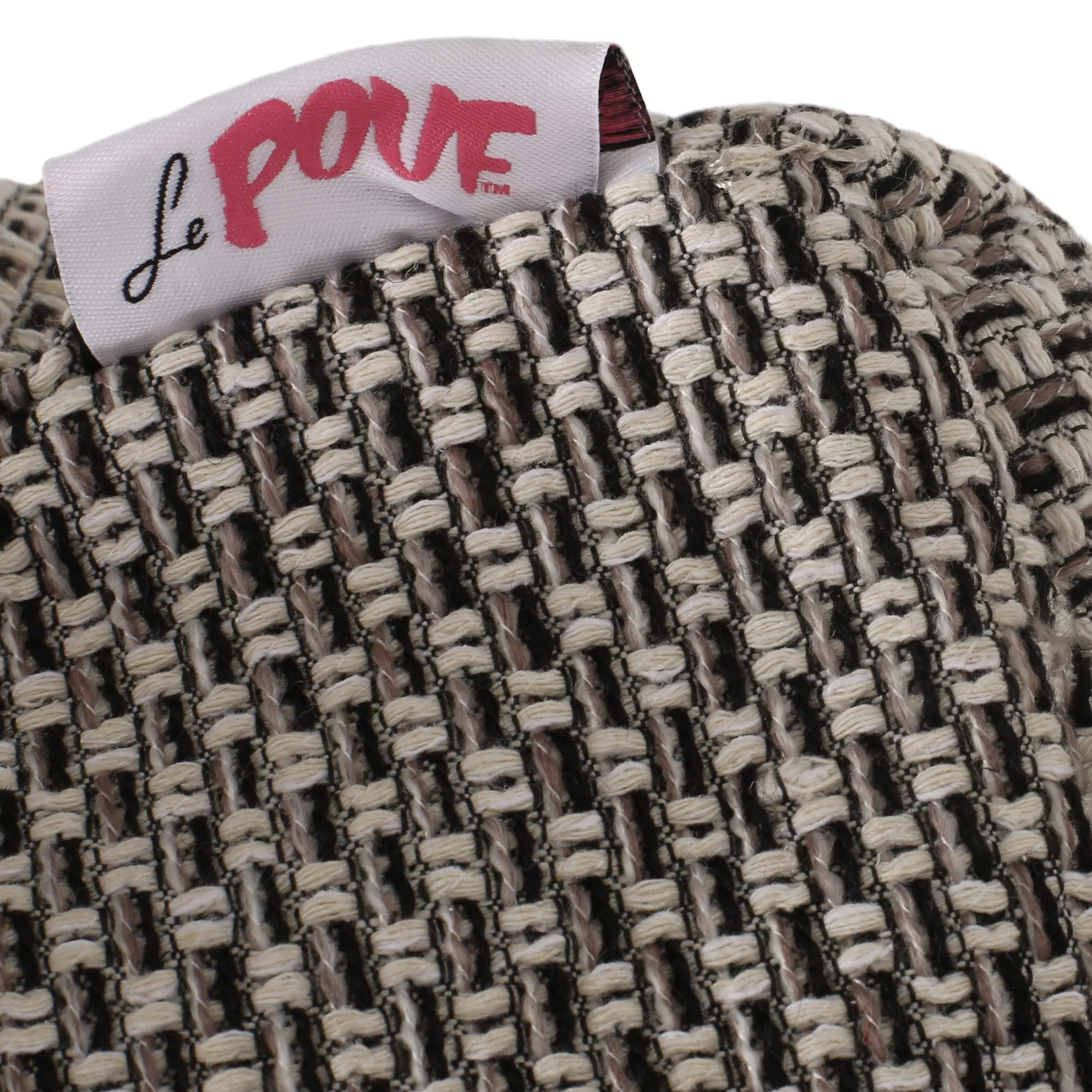 Larrick Contemporary Fabric Pouf - furnishings
