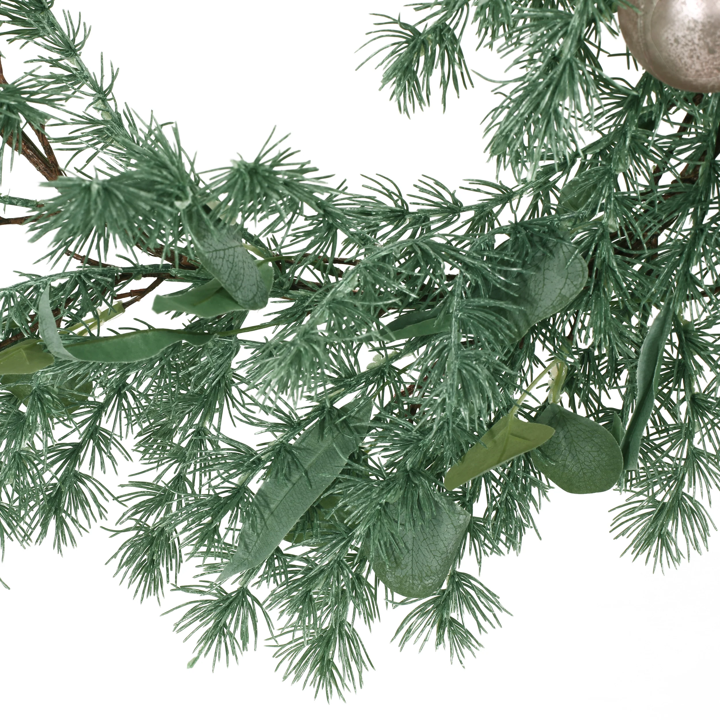 Parandes 5.5-Foot Pine Artificial Garland with Ornaments, Green - furnishings