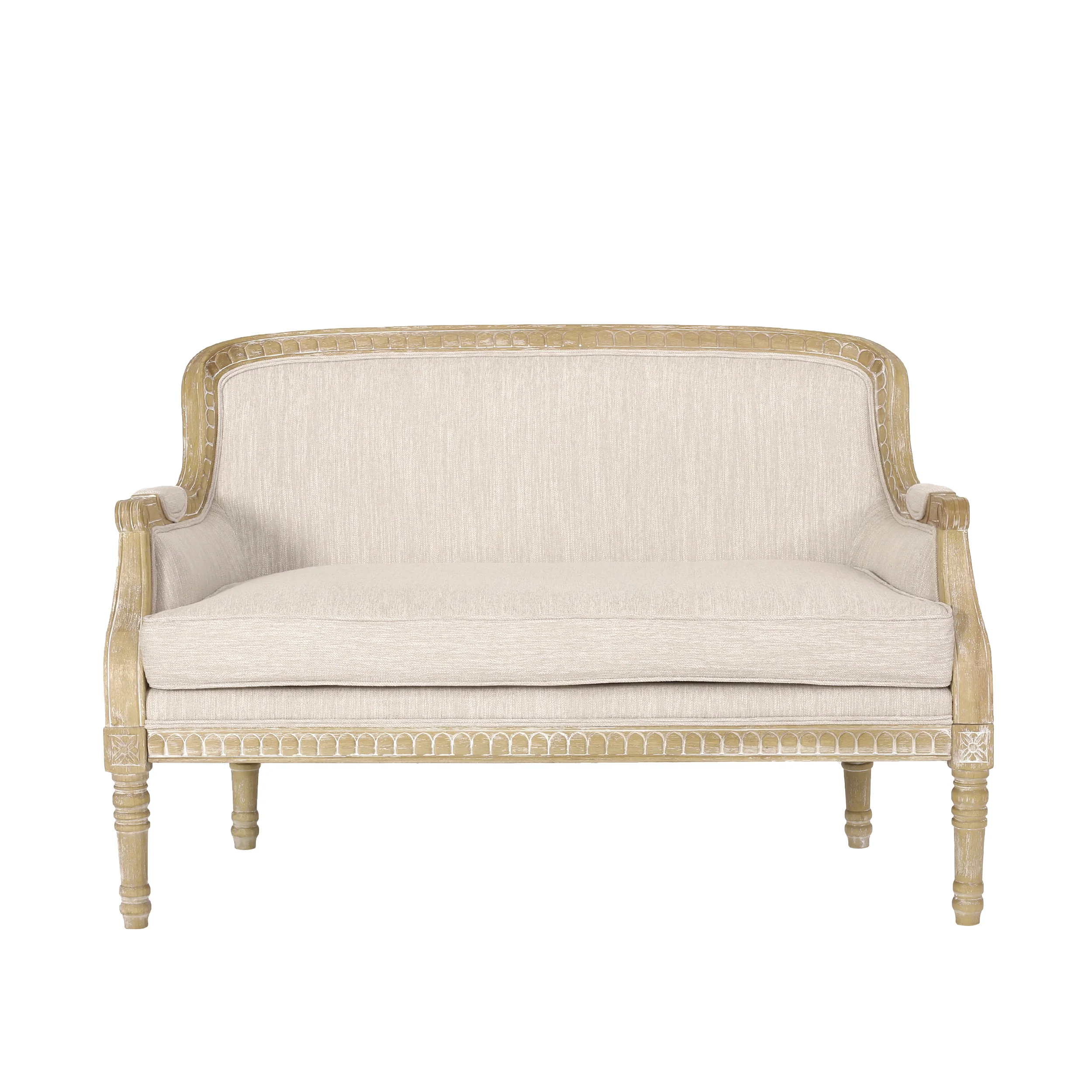 Alton French Country Fabric Upholstered Loveseat - furnishings