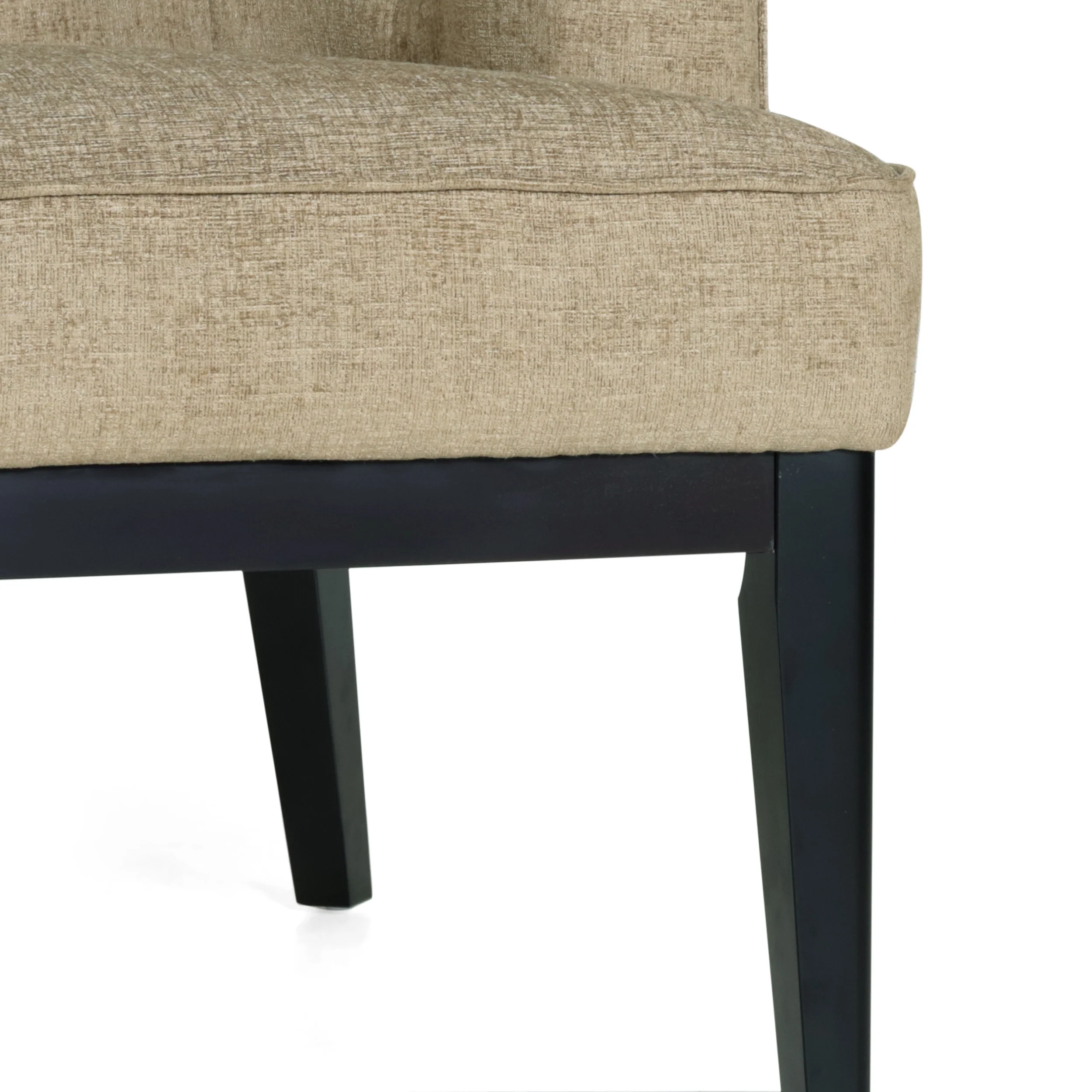 Evans Contemporary Fabric Tufted Accent Chair - furnishings