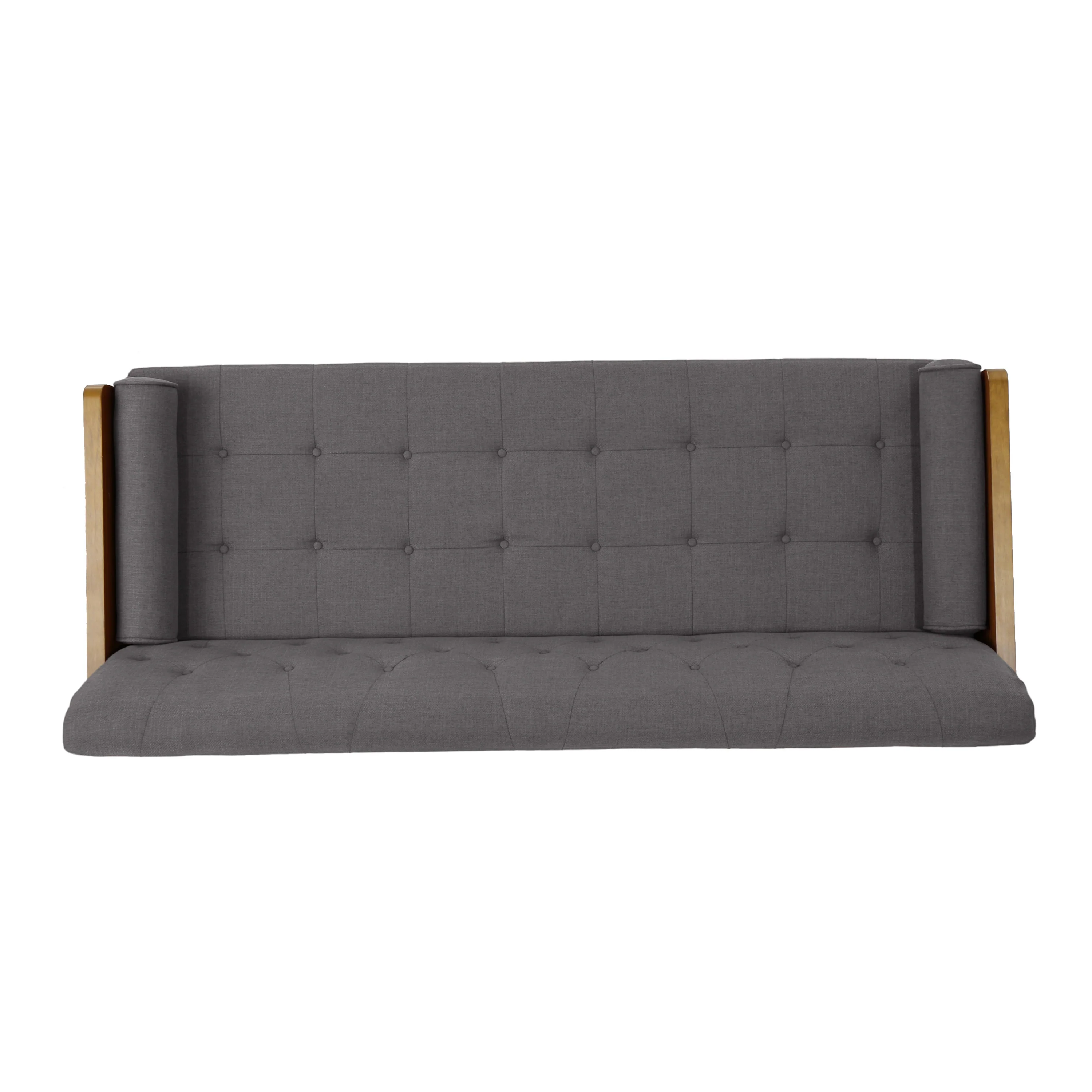 Aidan Mid Century Modern Tufted Fabric Sofa - furnishings