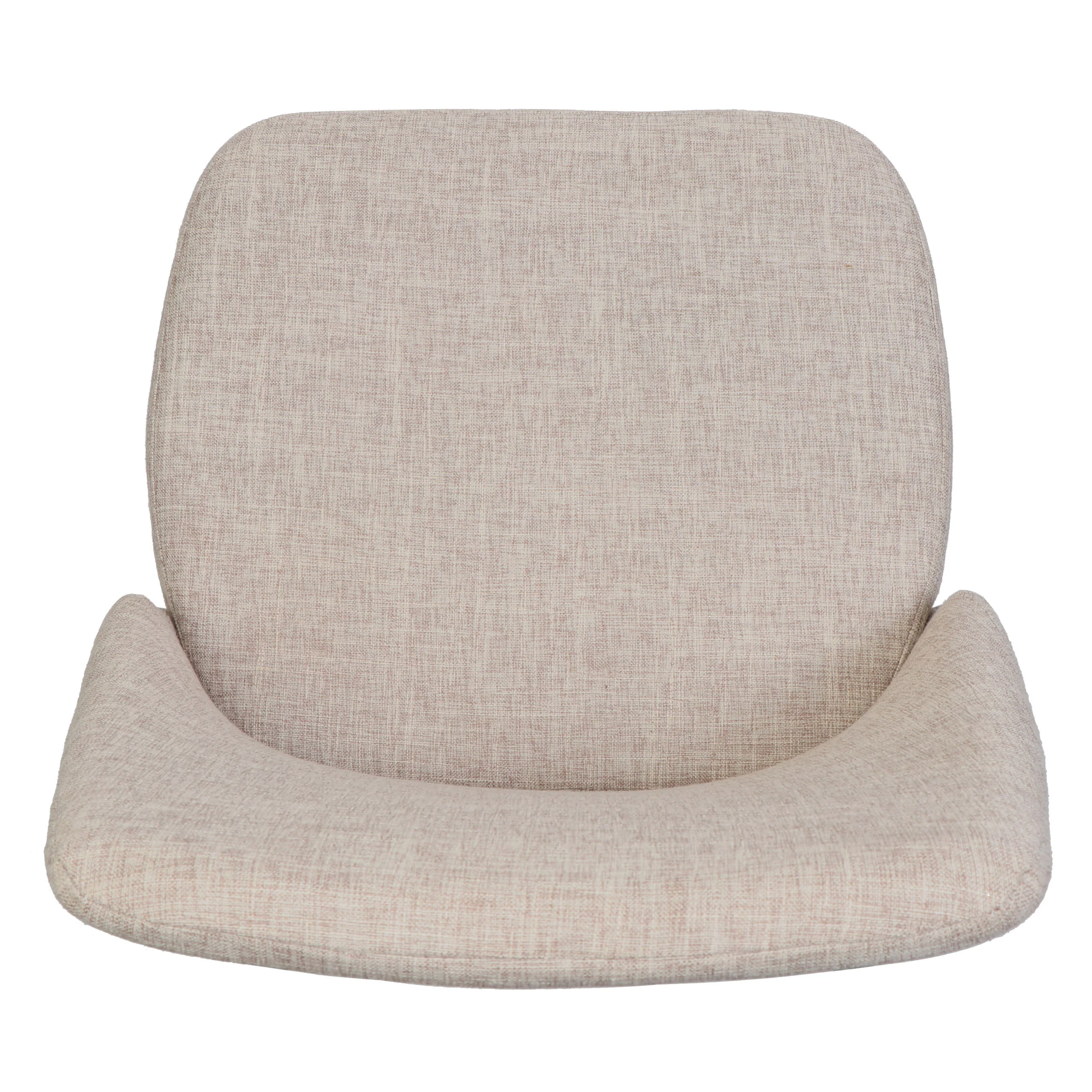 Mable Mid Century Fabric Dining Chairs with Wood Finished Legs - Set of 2 - furnishings