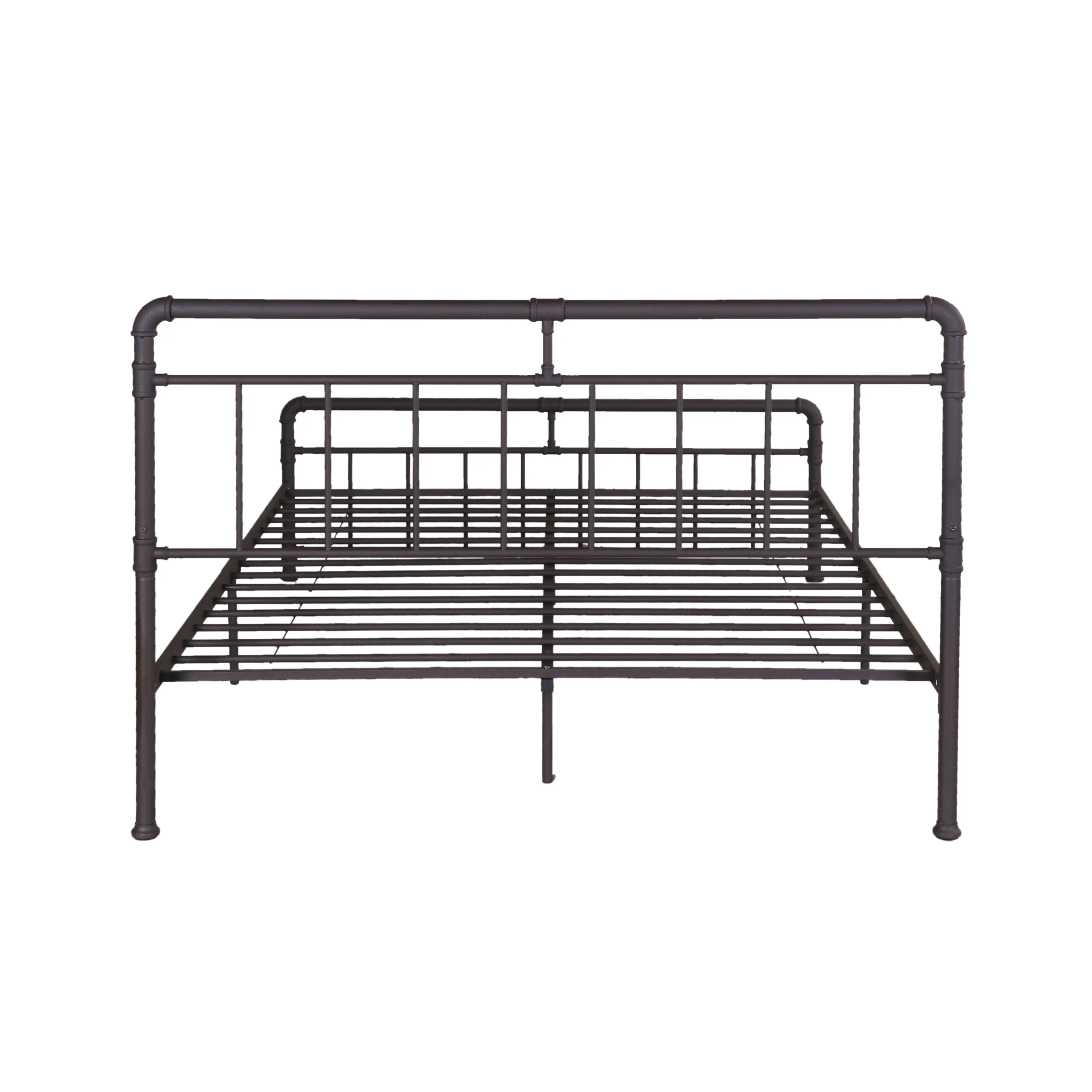 Sally Queen-Size Iron Bed Frame, Minimal, Industrial - furnishings