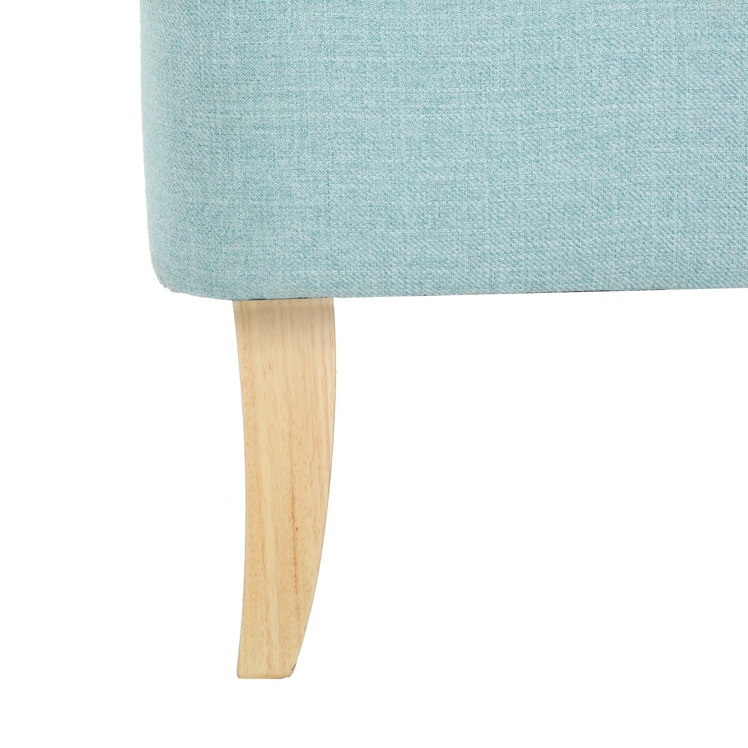 Shelby Mid Century Modern Fabric Settee - furnishings